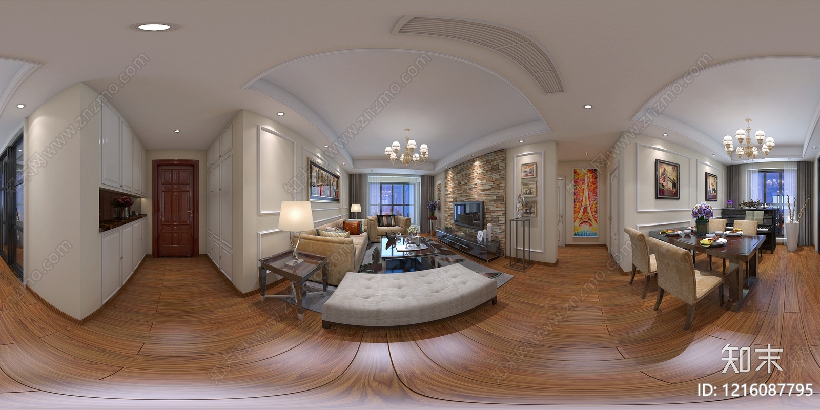 现代室内HDR贴图下载【ID:1216087795】
