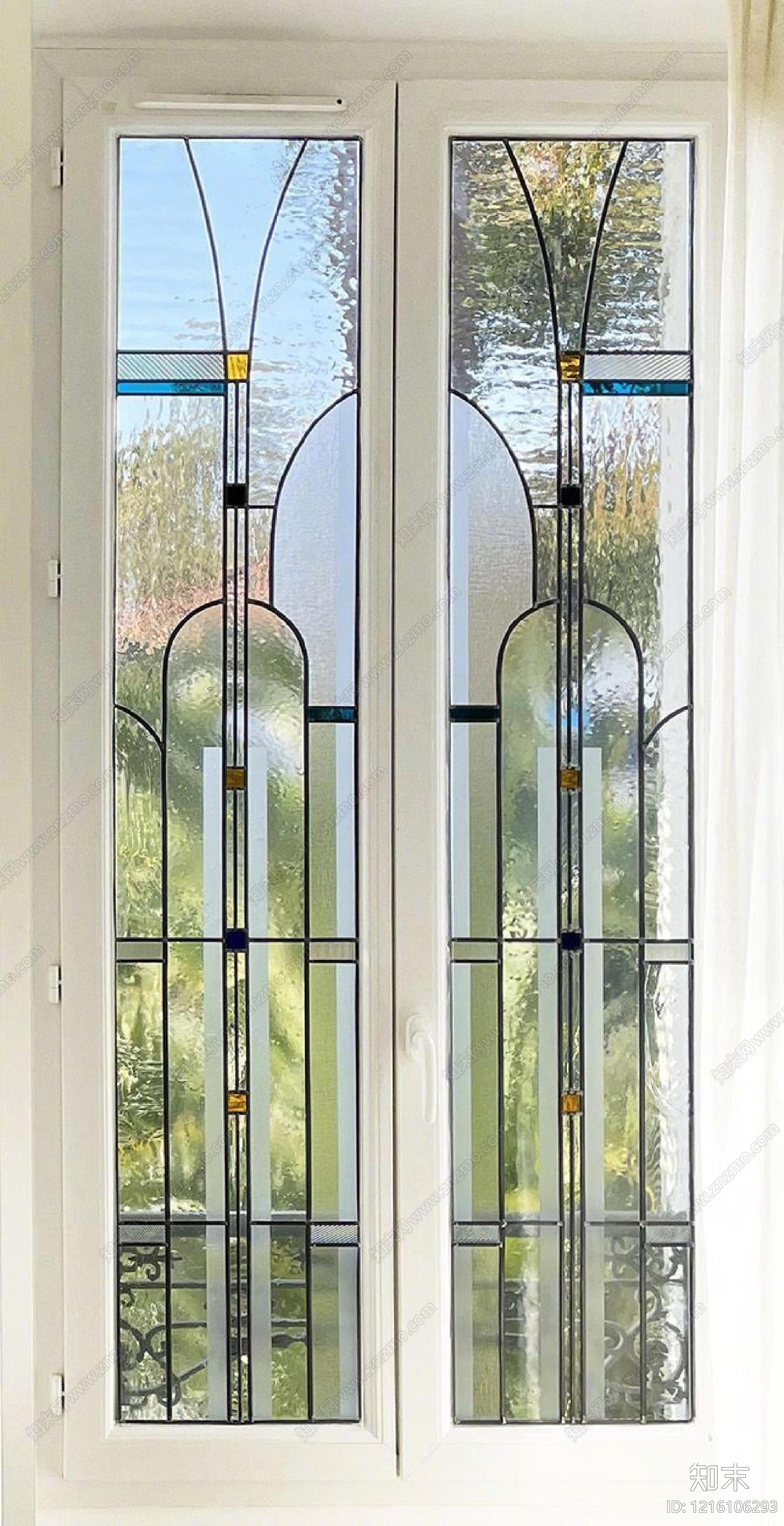 现代艺术玻璃贴图下载【ID:1216106293】