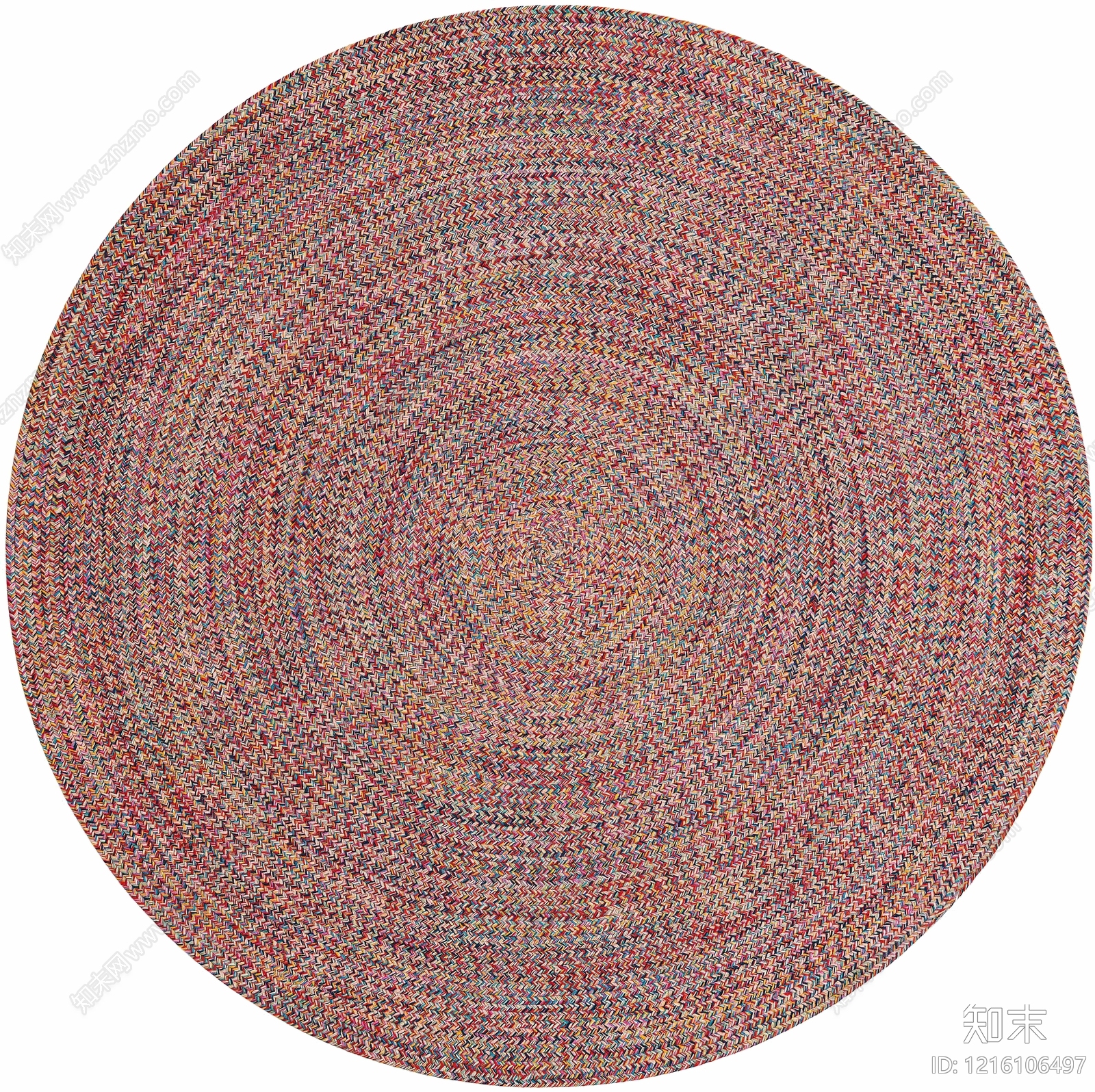 现代圆形地毯贴图下载【ID:1216106497】
