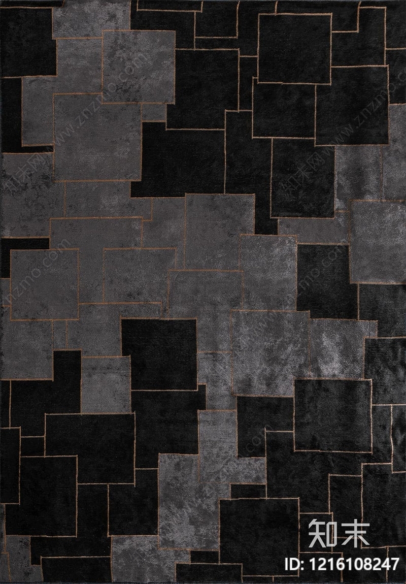 轻奢几何地毯贴图下载【ID:1216108247】