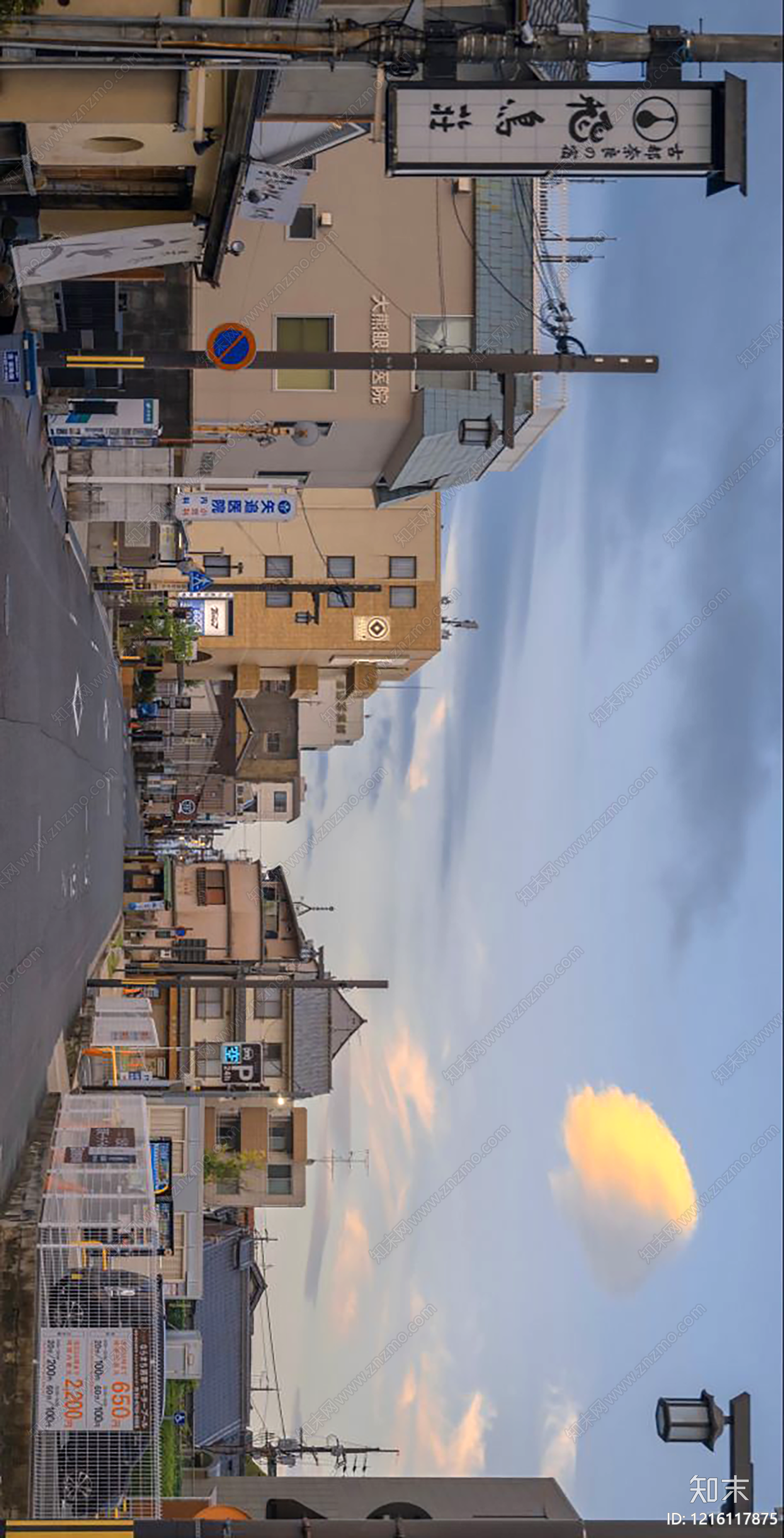 现代街道外景贴图下载【ID:1216117875】