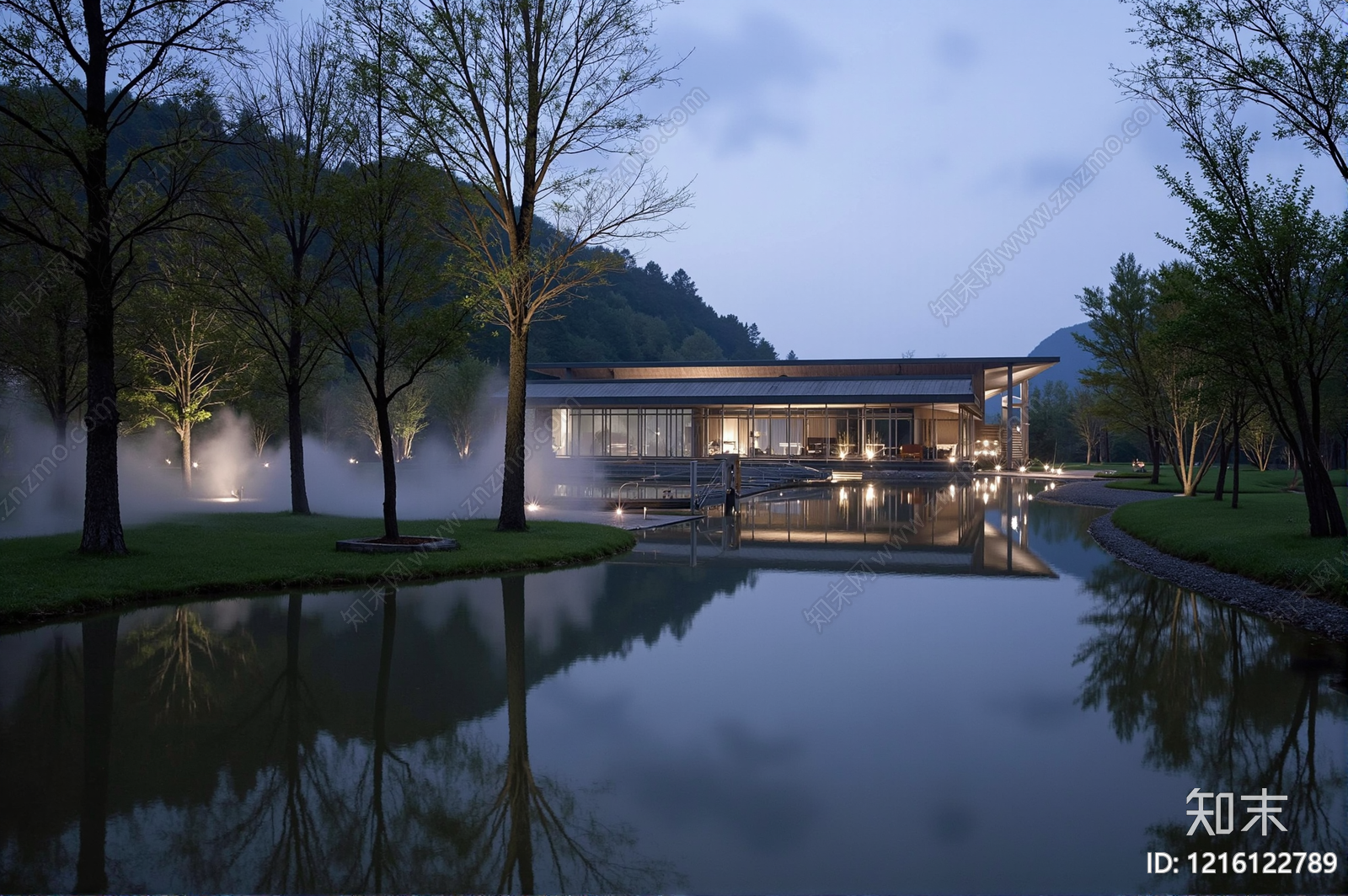 现代其它外景贴图下载【ID:1216122789】