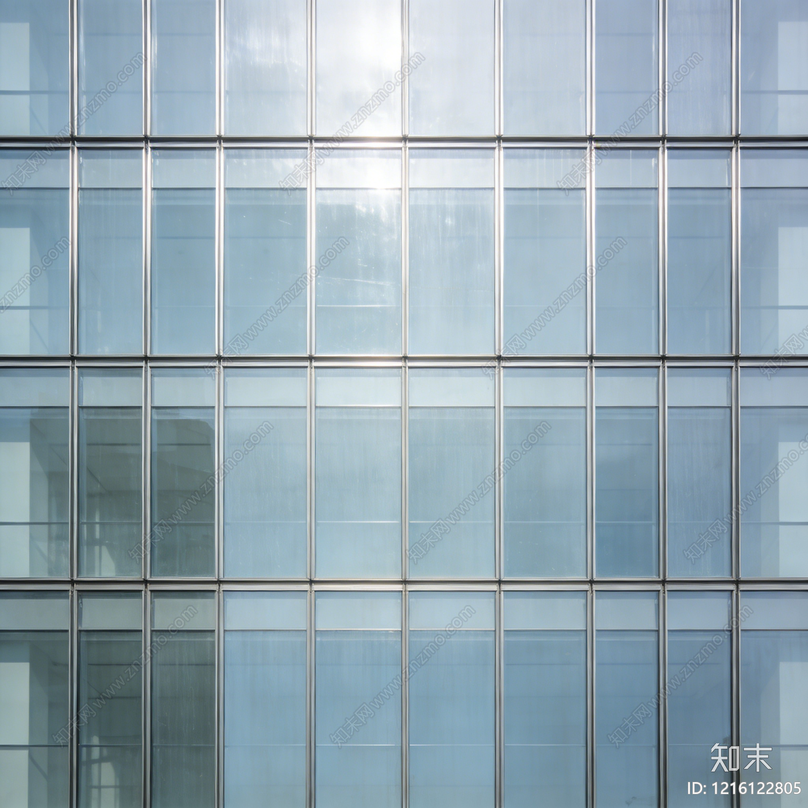 现代玻璃幕墙贴图下载【ID:1216122805】