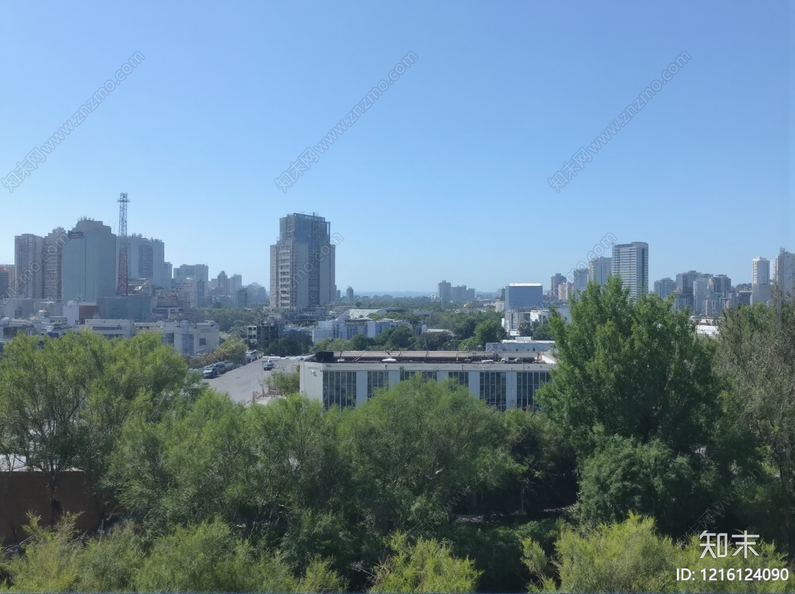 现代城市背景贴图下载【ID:1216124090】