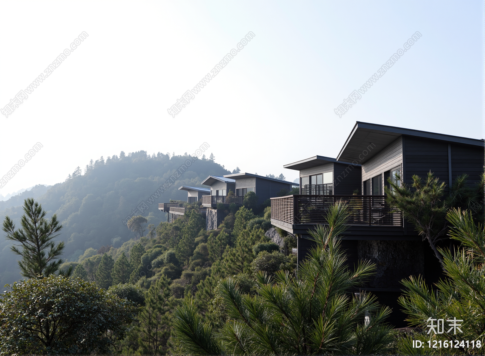 现代森林贴图下载【ID:1216124118】