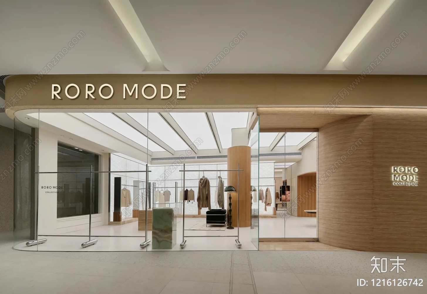 现代商铺贴图下载【ID:1216126742】