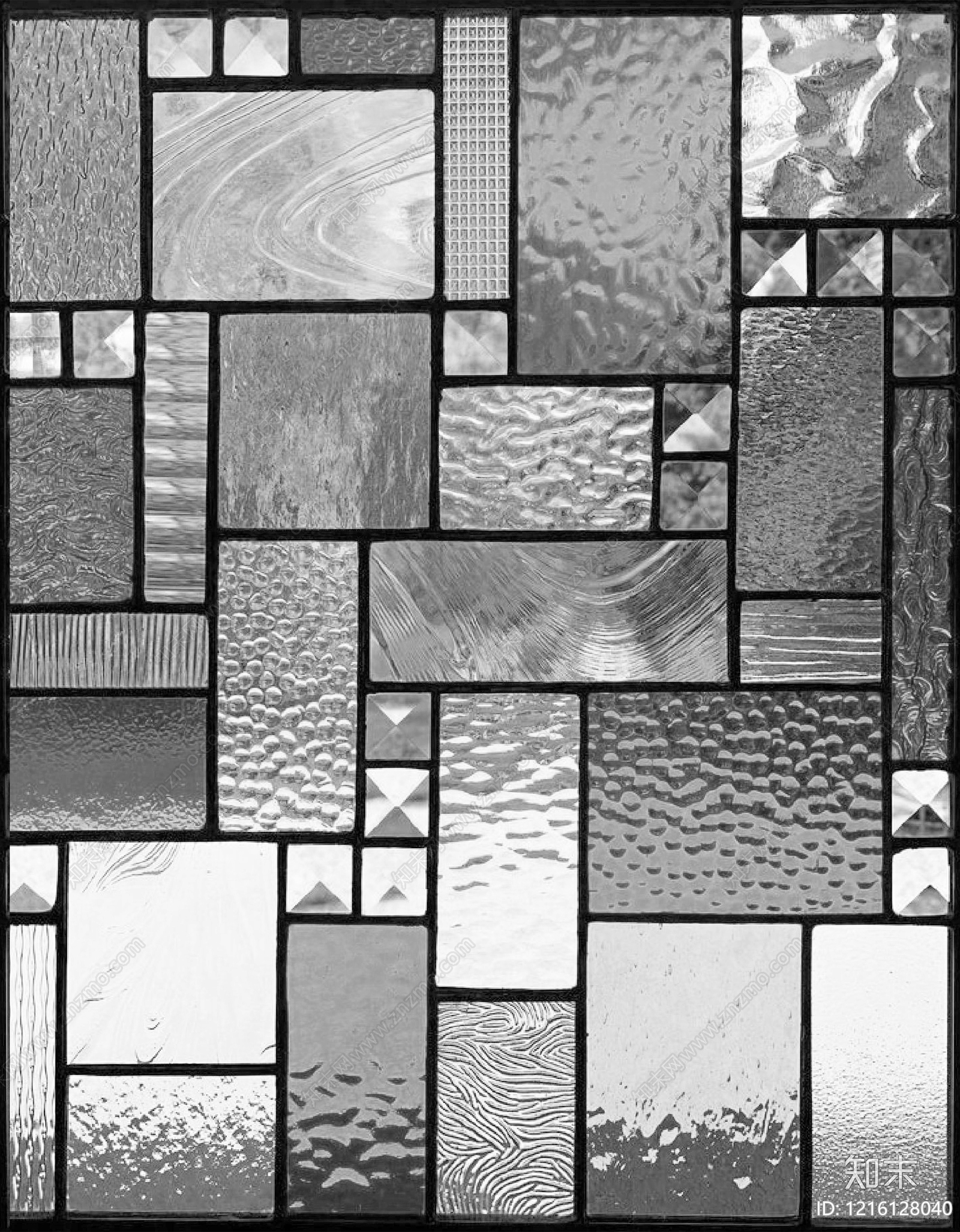 现代玻璃马赛克贴图下载【ID:1216128040】