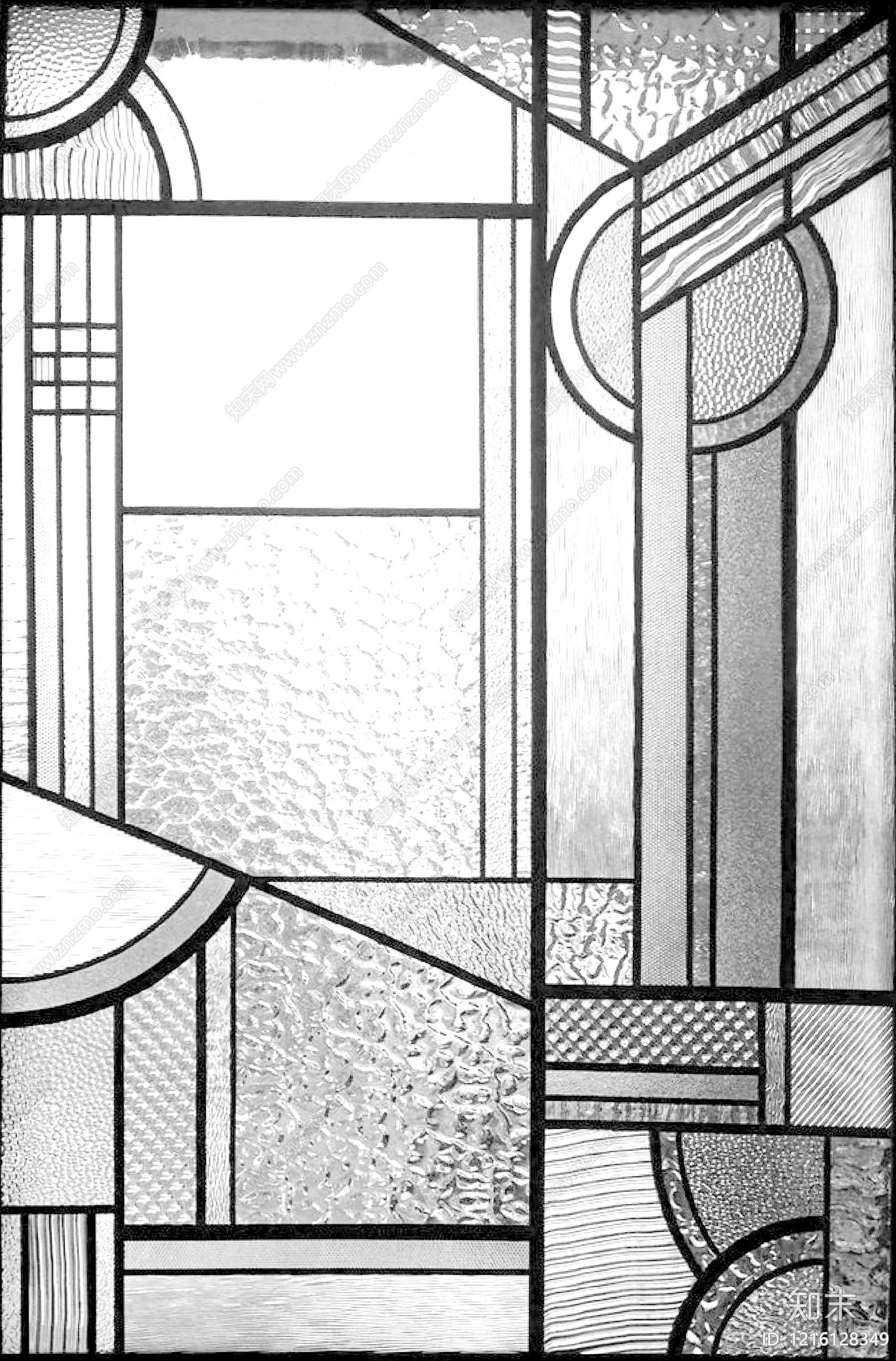 现代艺术玻璃贴图下载【ID:1216128349】