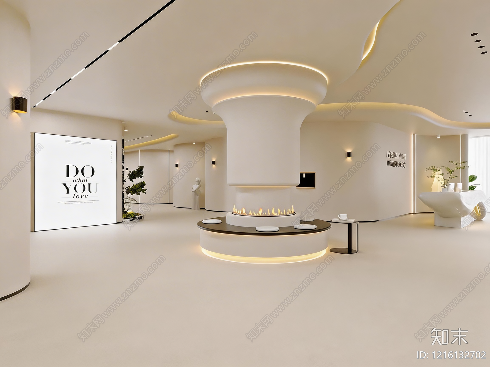 奶油其它内景贴图下载【ID:1216132702】