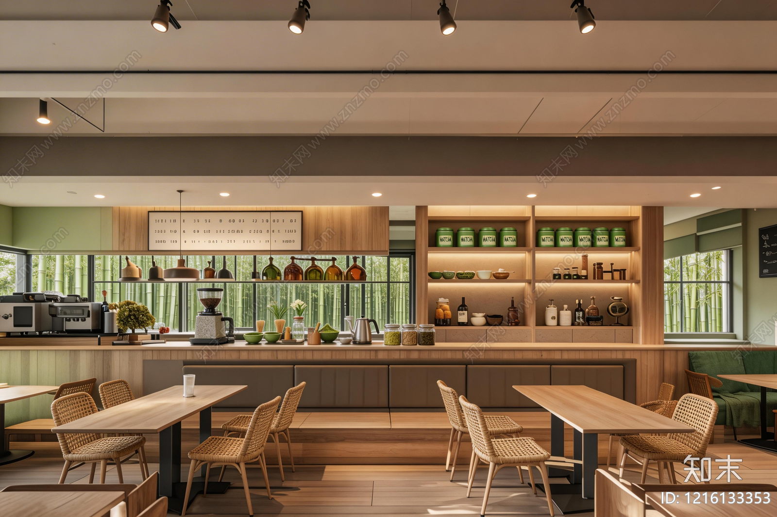 原木餐厅贴图下载【ID:1216133353】