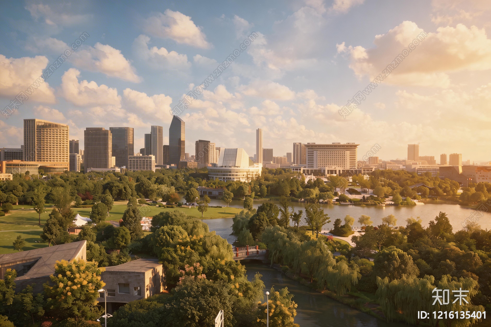 现代城市背景贴图下载【ID:1216135401】