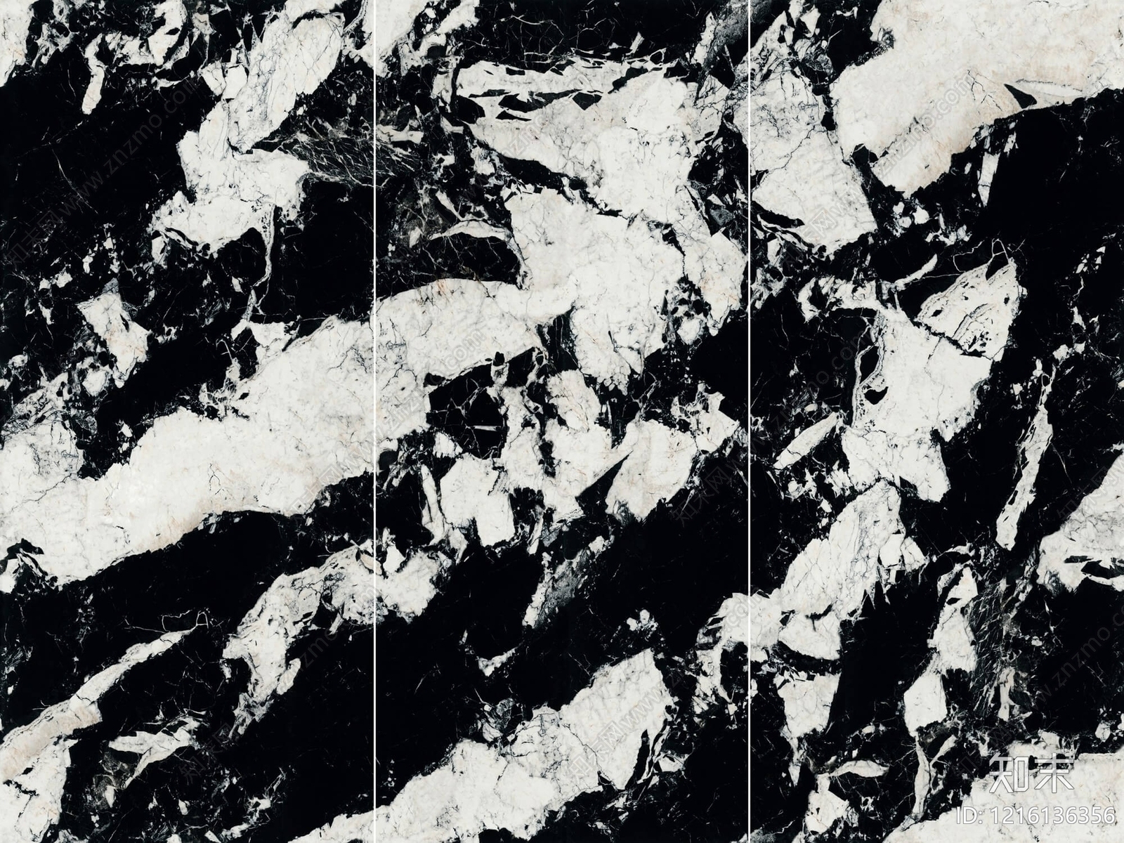 现代黑白大理石贴图下载【ID:1216136356】