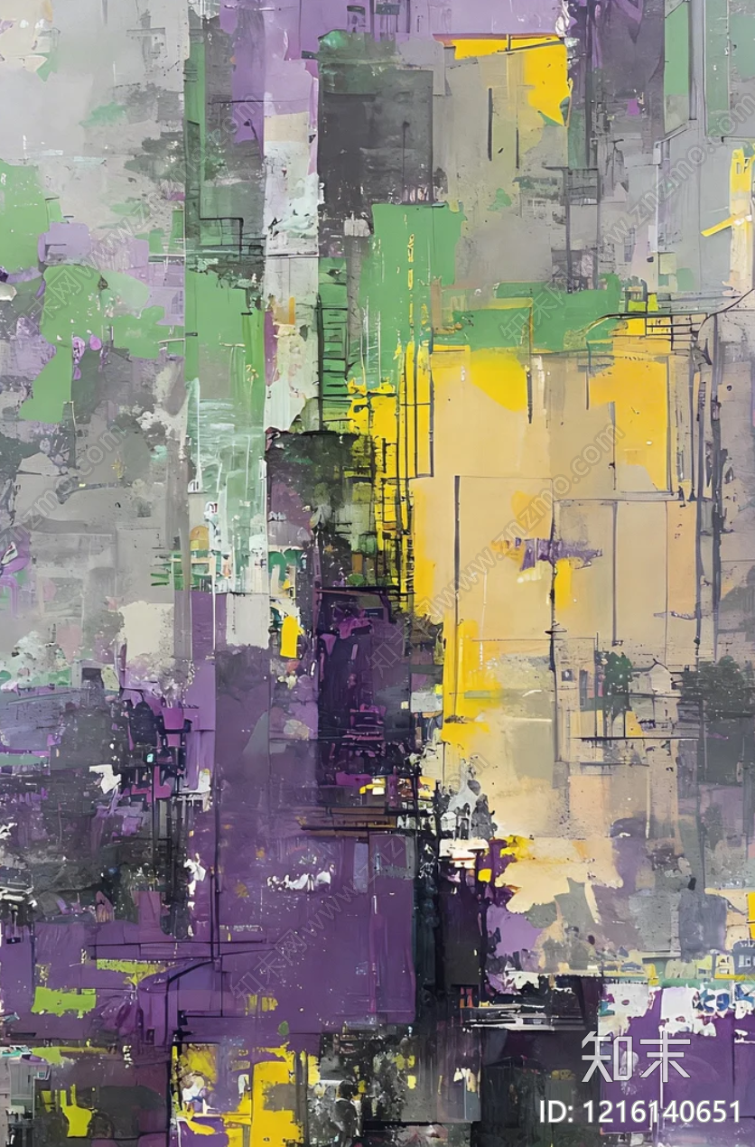 抽象画贴图下载【ID:1216140651】