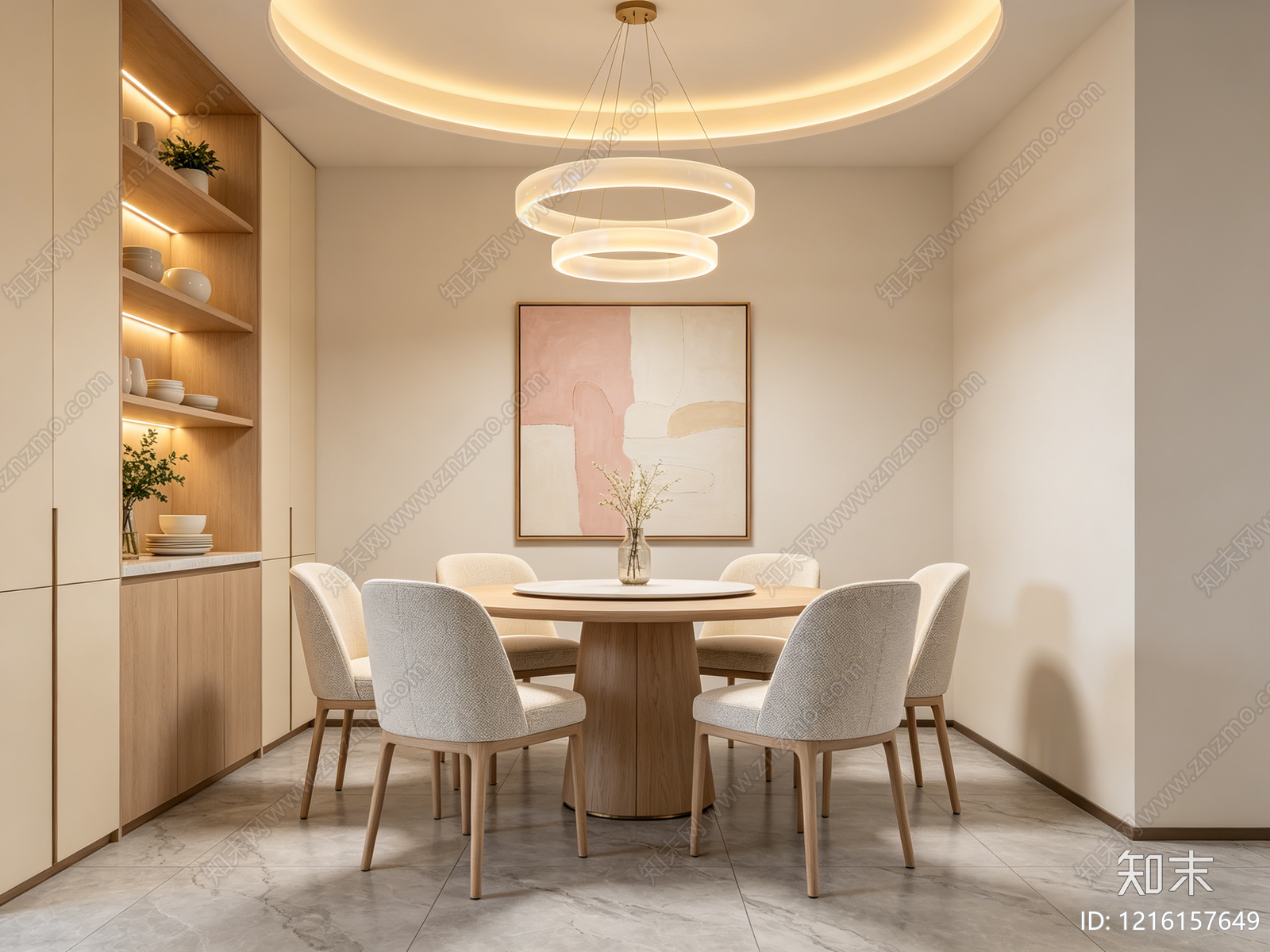 奶油餐厅贴图下载【ID:1216157649】