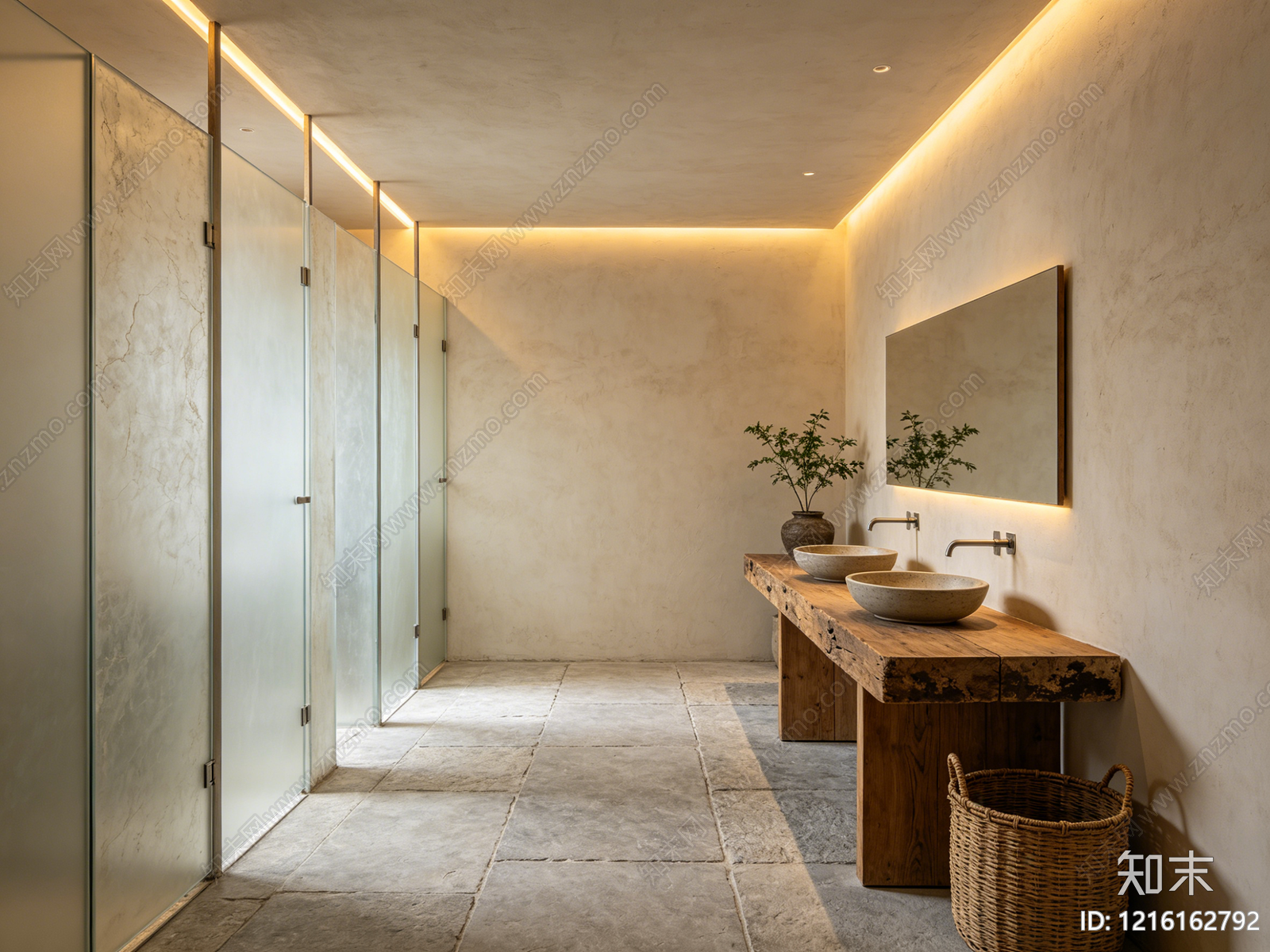 侘寂卫生间贴图下载【ID:1216162792】