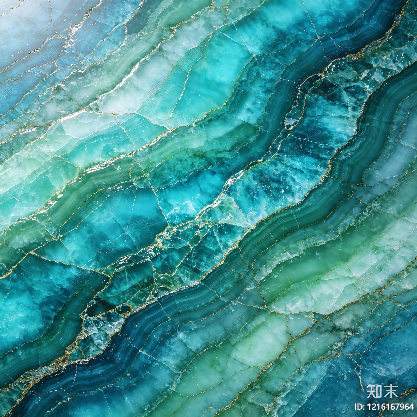 现代绿色奢石贴图下载【ID:1216167964】