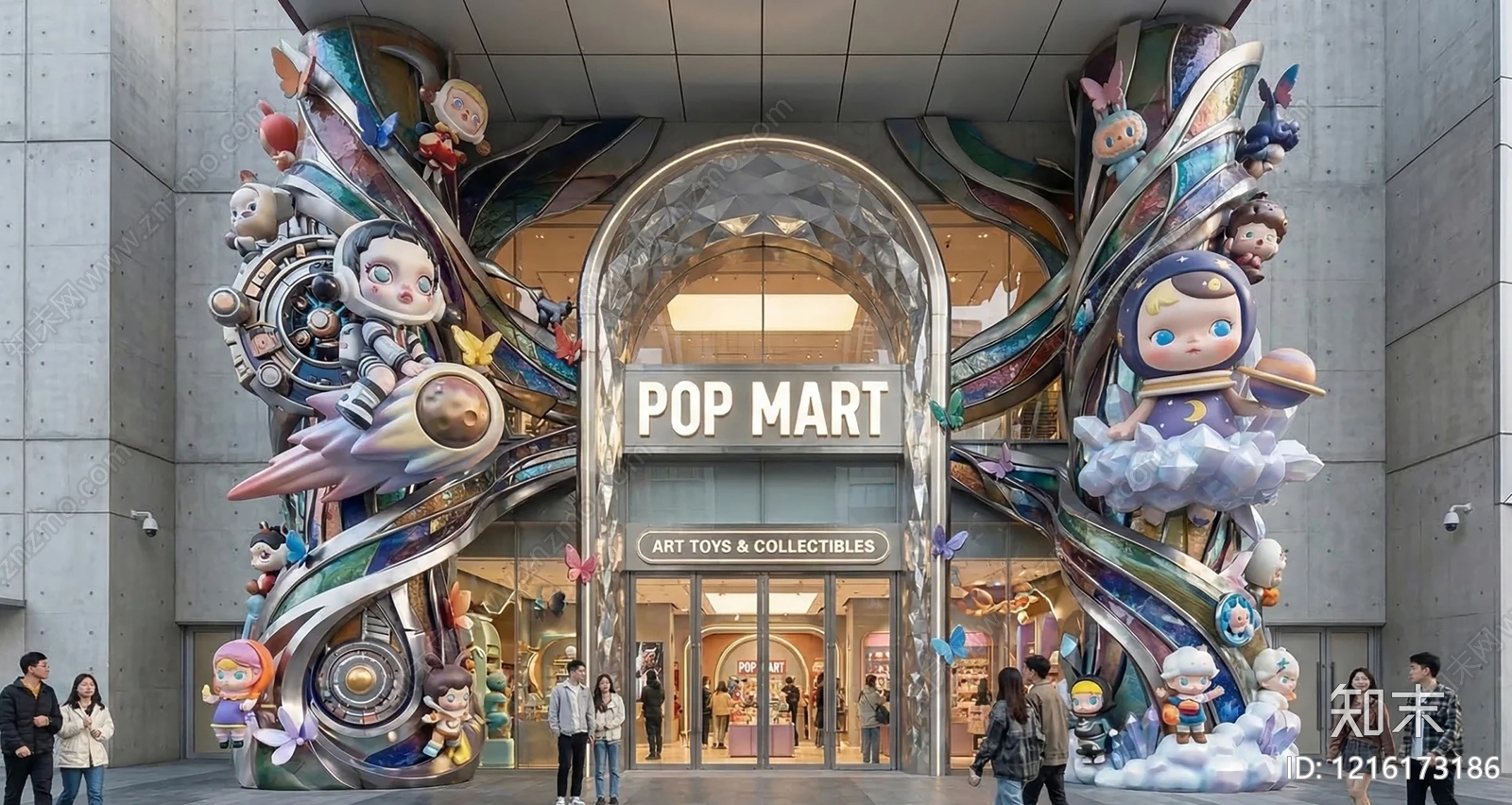 现代其他外立面贴图下载【ID:1216173186】