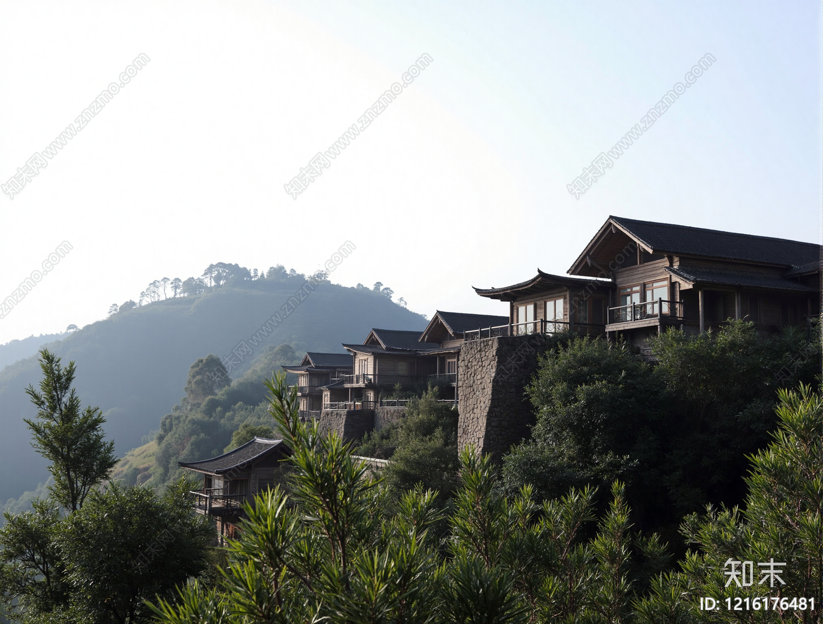 现代远山贴图下载【ID:1216176481】