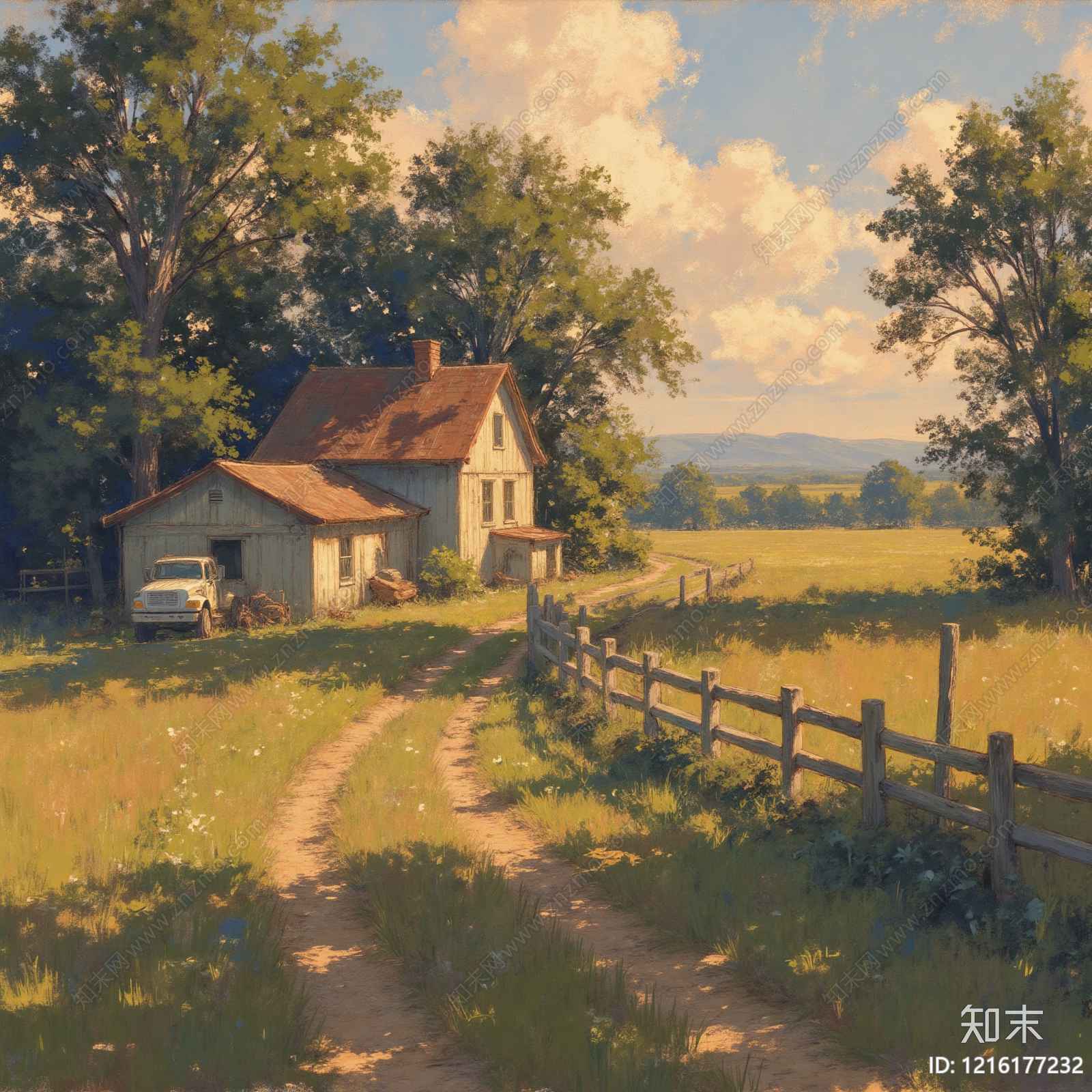 现代油画贴图下载【ID:1216177232】