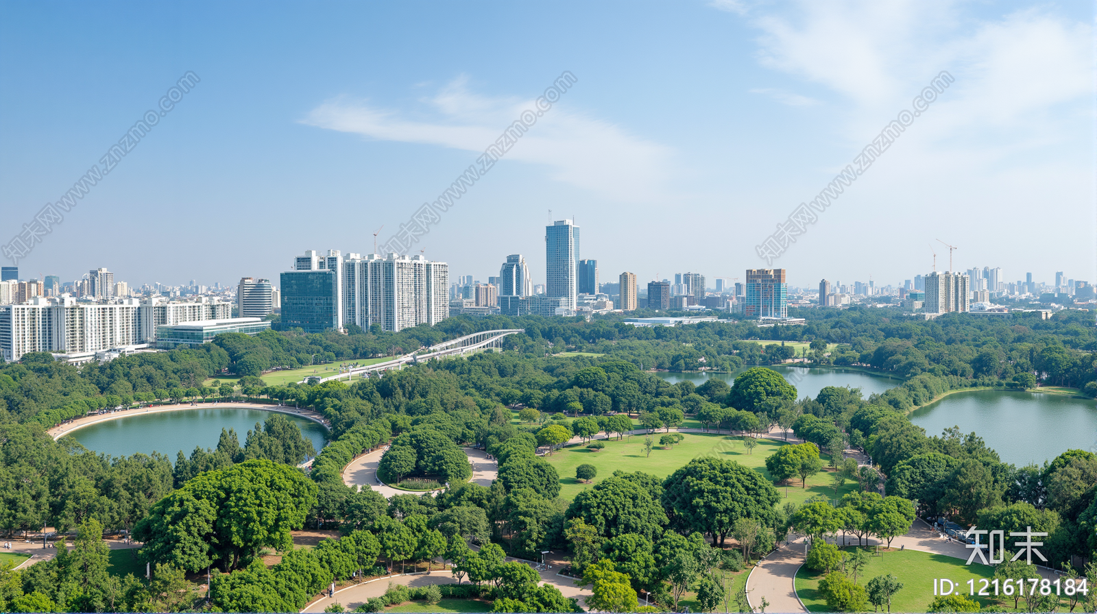 现代城市背景贴图下载【ID:1216178184】