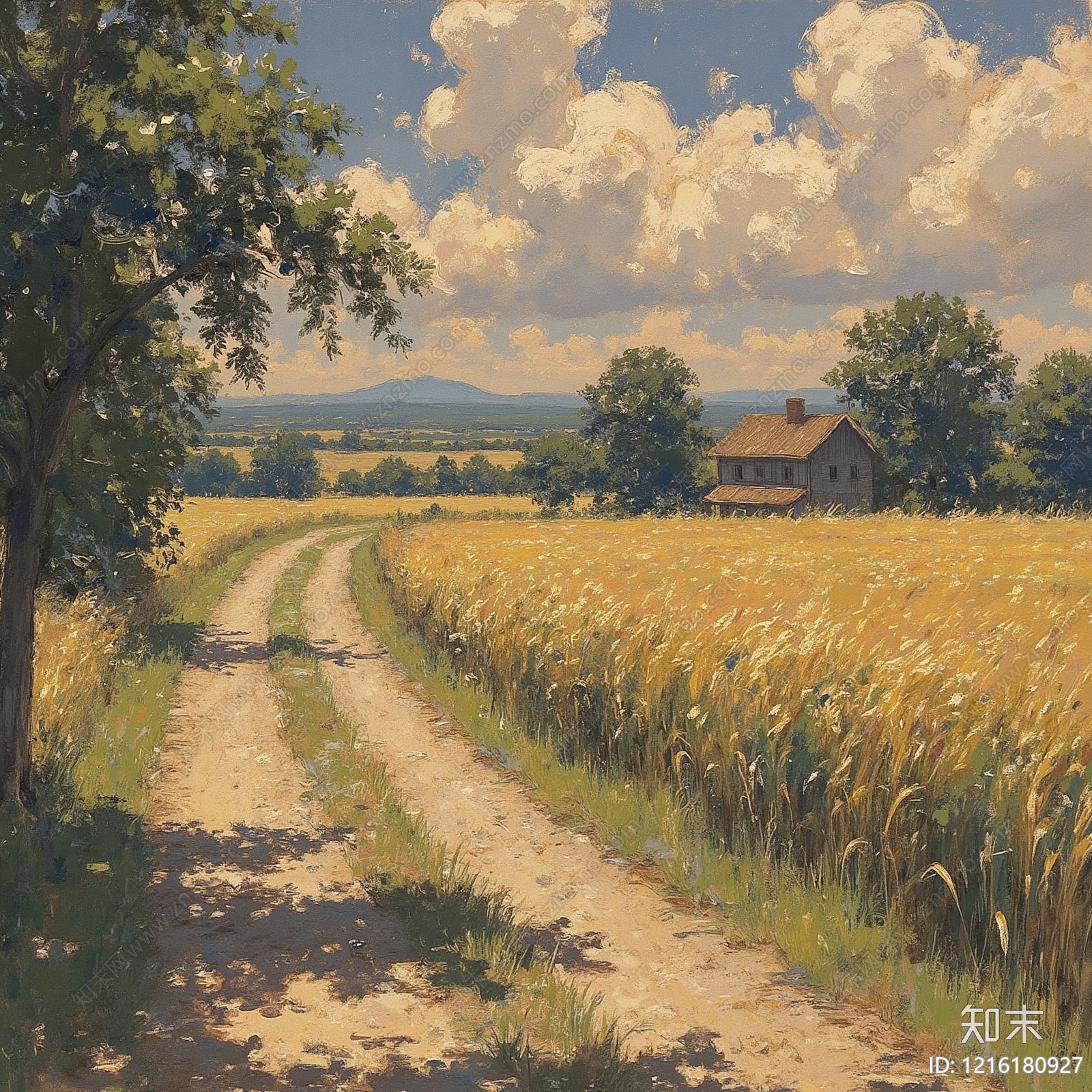 现代油画贴图下载【ID:1216180927】