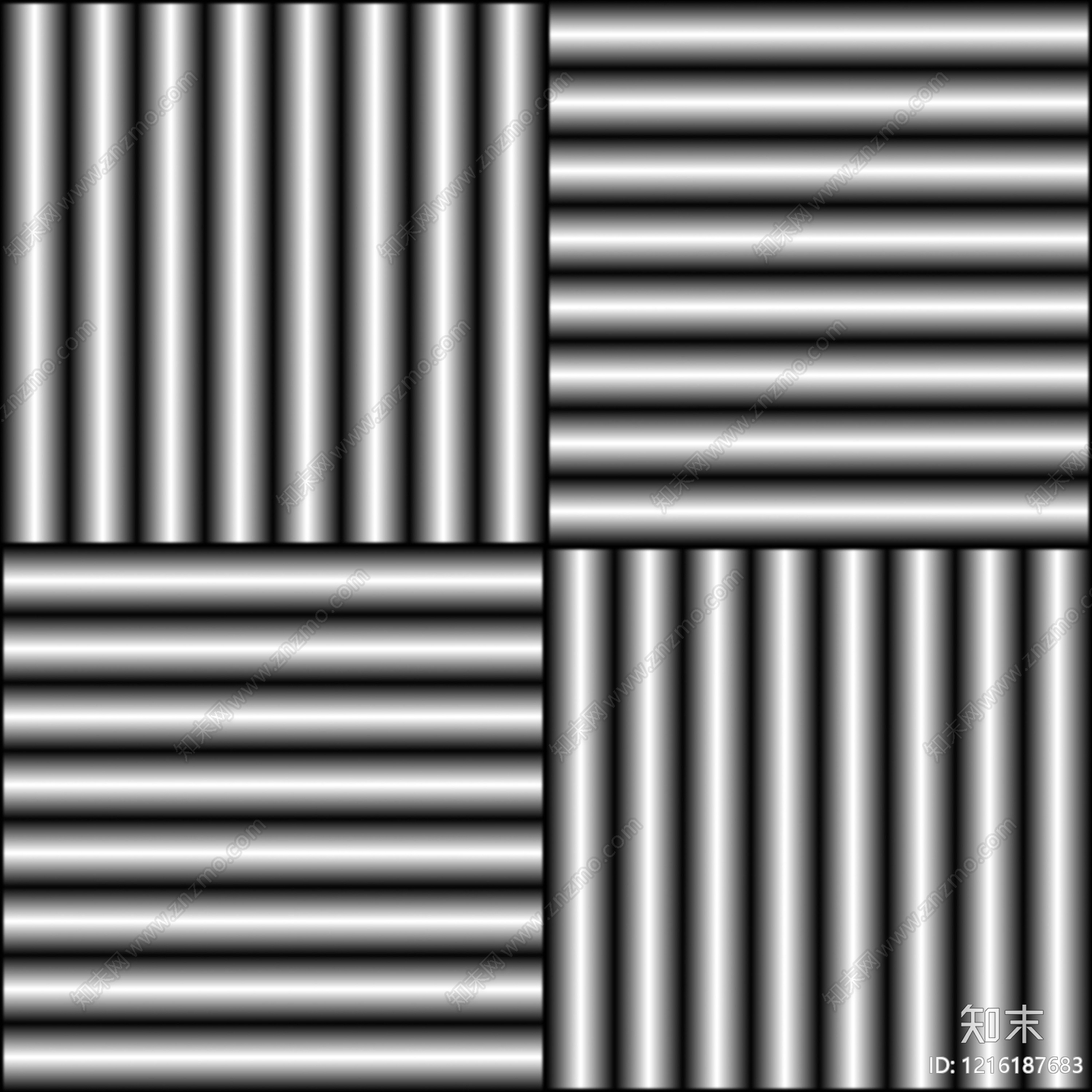 黑白条纹贴图下载【ID:1216187683】