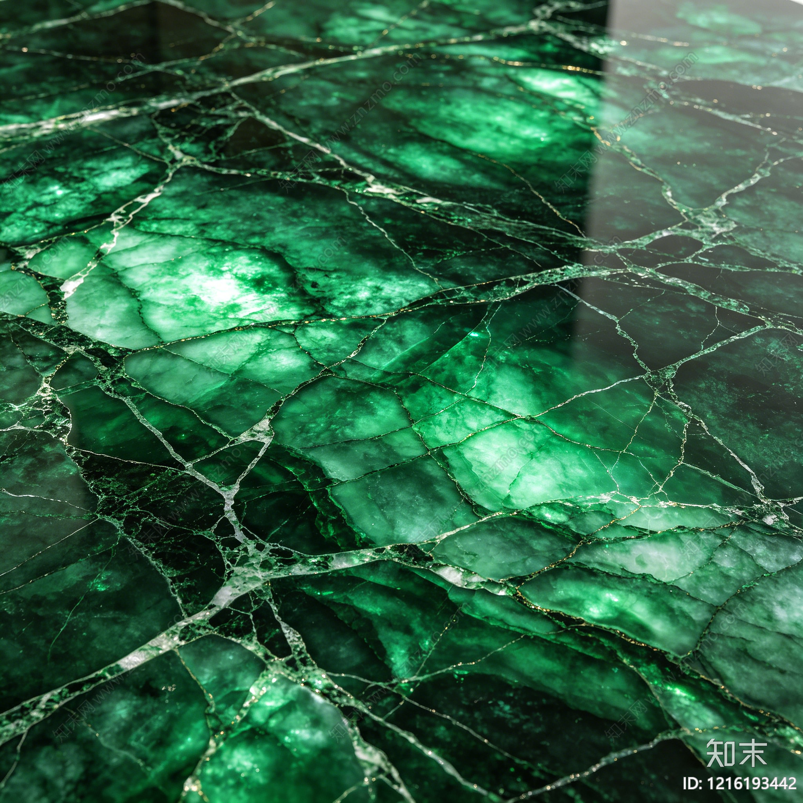 现代绿色奢石贴图下载【ID:1216193442】