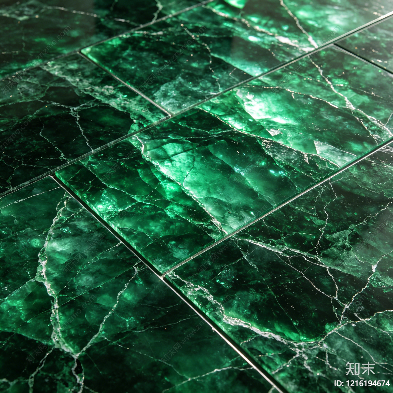 现代绿色奢石贴图下载【ID:1216194674】