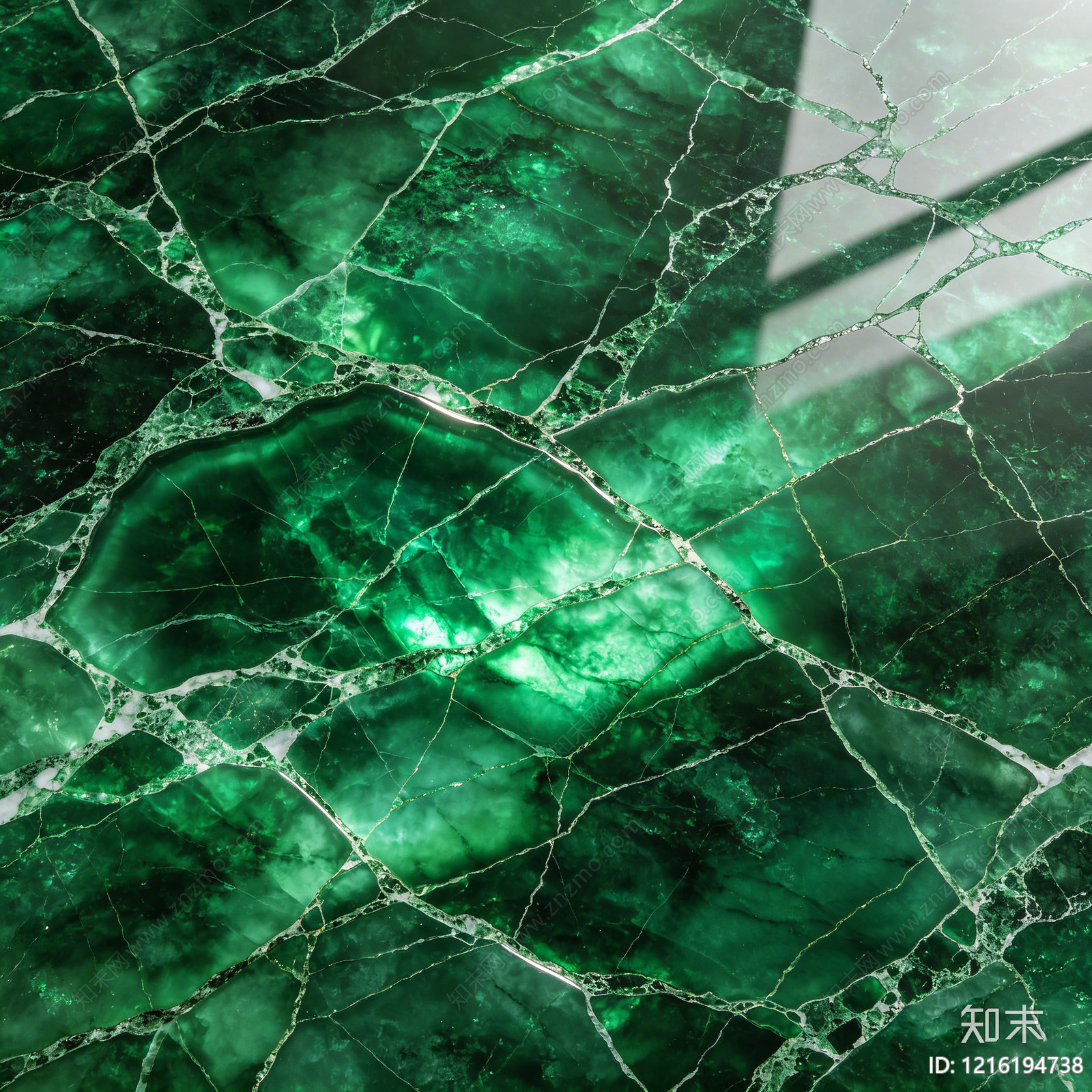 现代绿色奢石贴图下载【ID:1216194738】