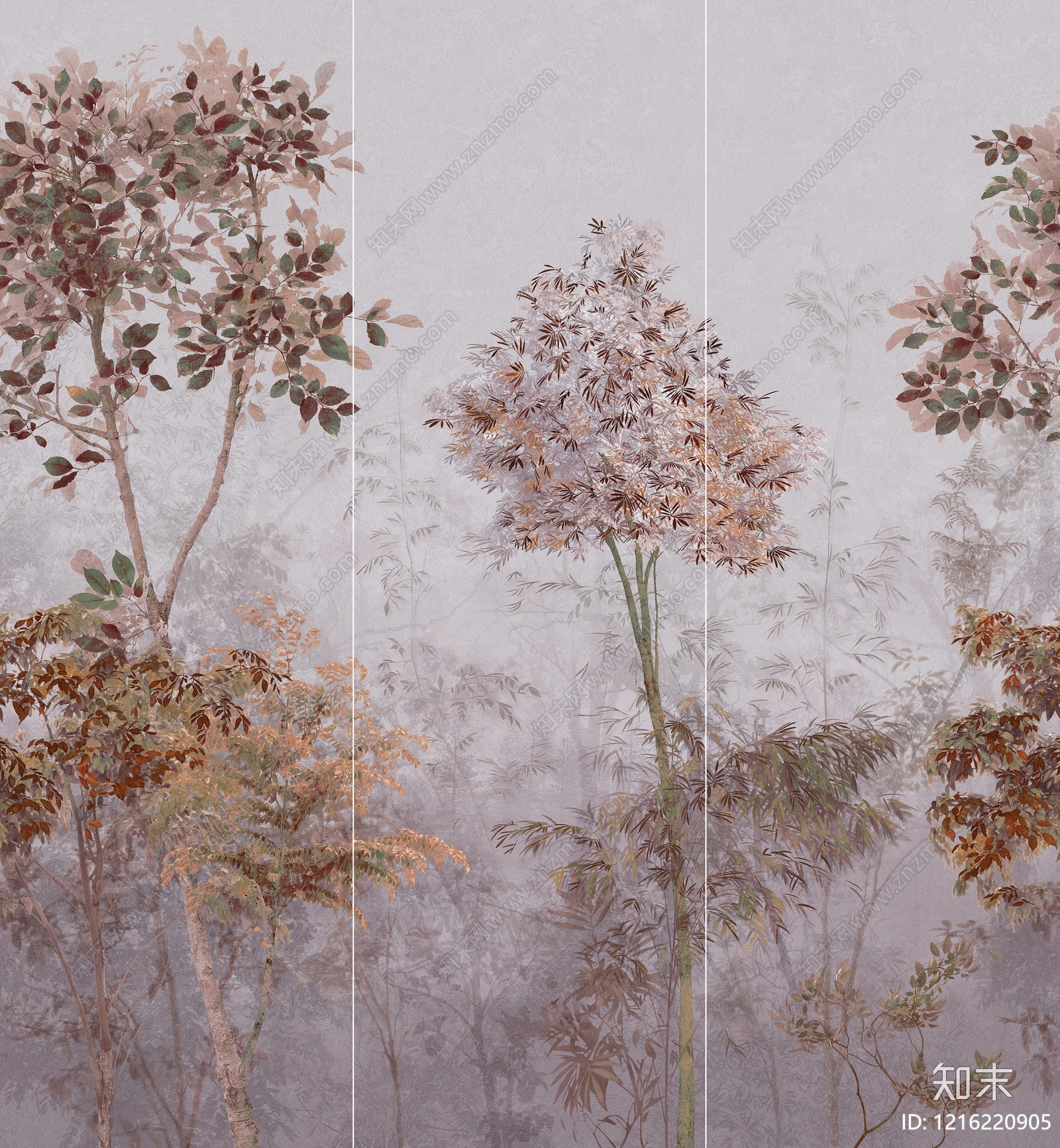 现代植物壁纸贴图下载【ID:1216220905】