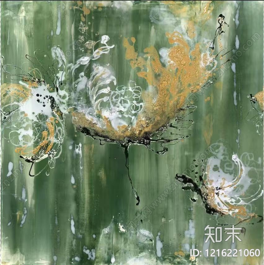 现代抽象画贴图下载【ID:1216221060】