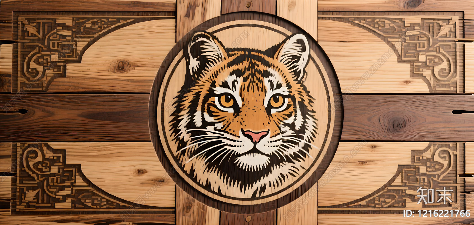 现代木材雕花贴图下载【ID:1216221766】