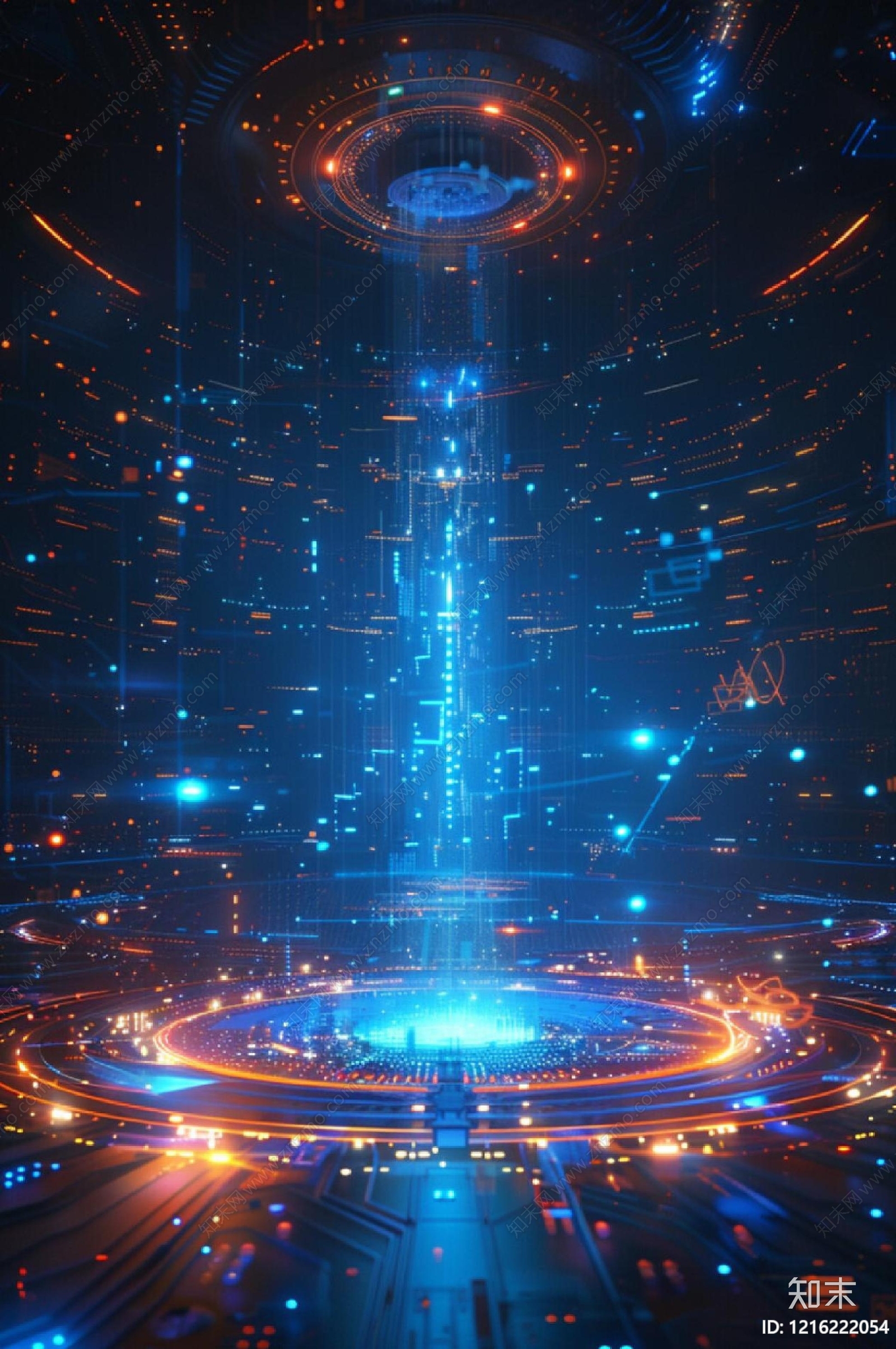 现代电子屏幕贴图下载【ID:1216222054】