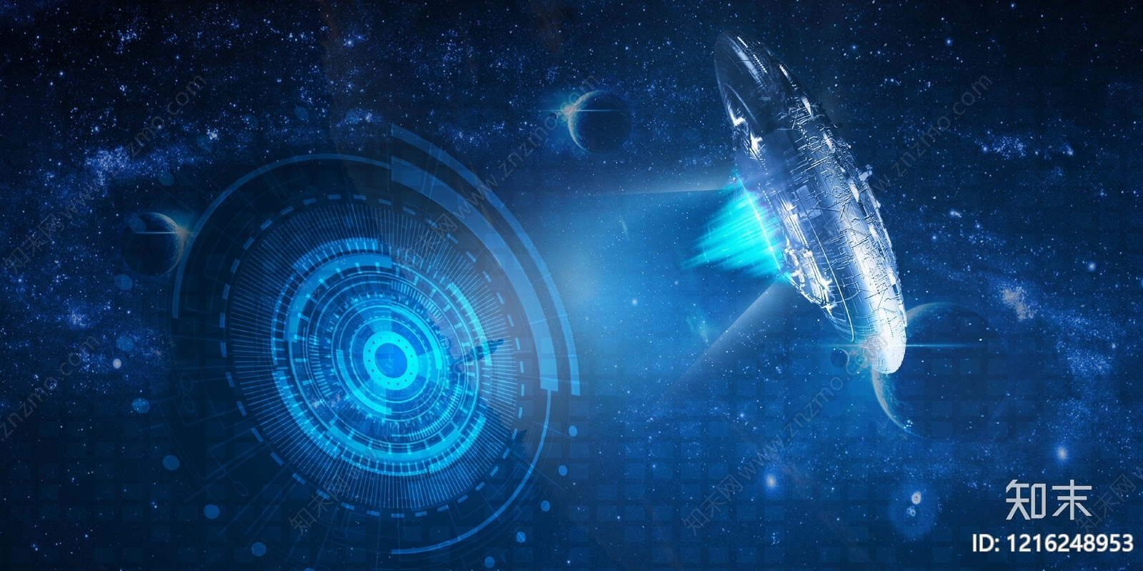 现代电子屏幕贴图下载【ID:1216248953】