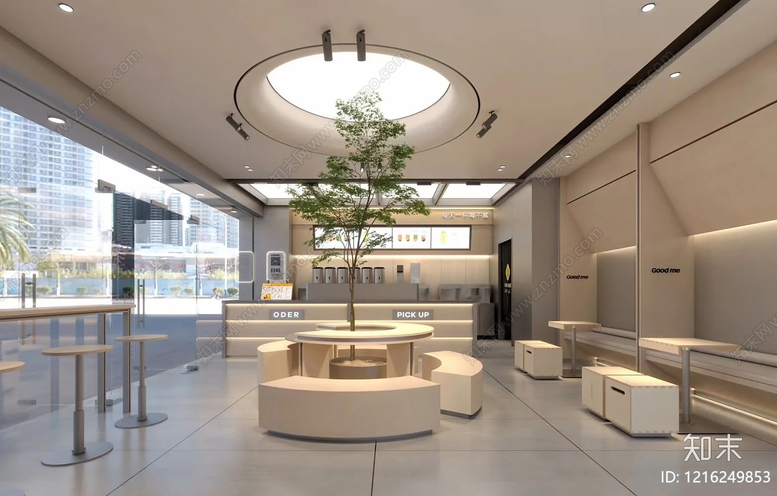 现代商铺贴图下载【ID:1216249853】