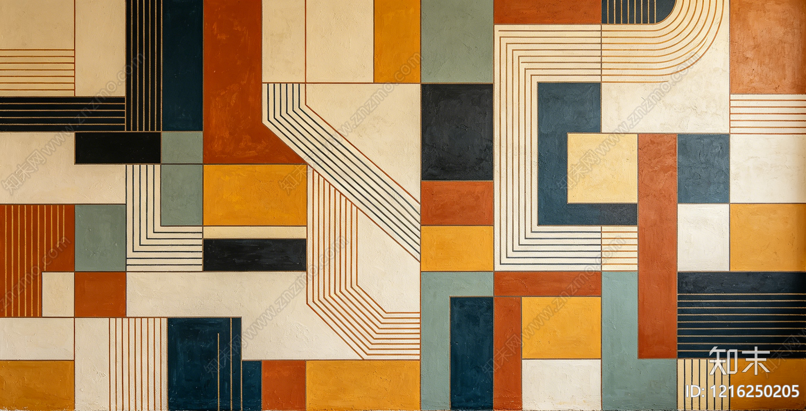 现代抽象画贴图下载【ID:1216250205】