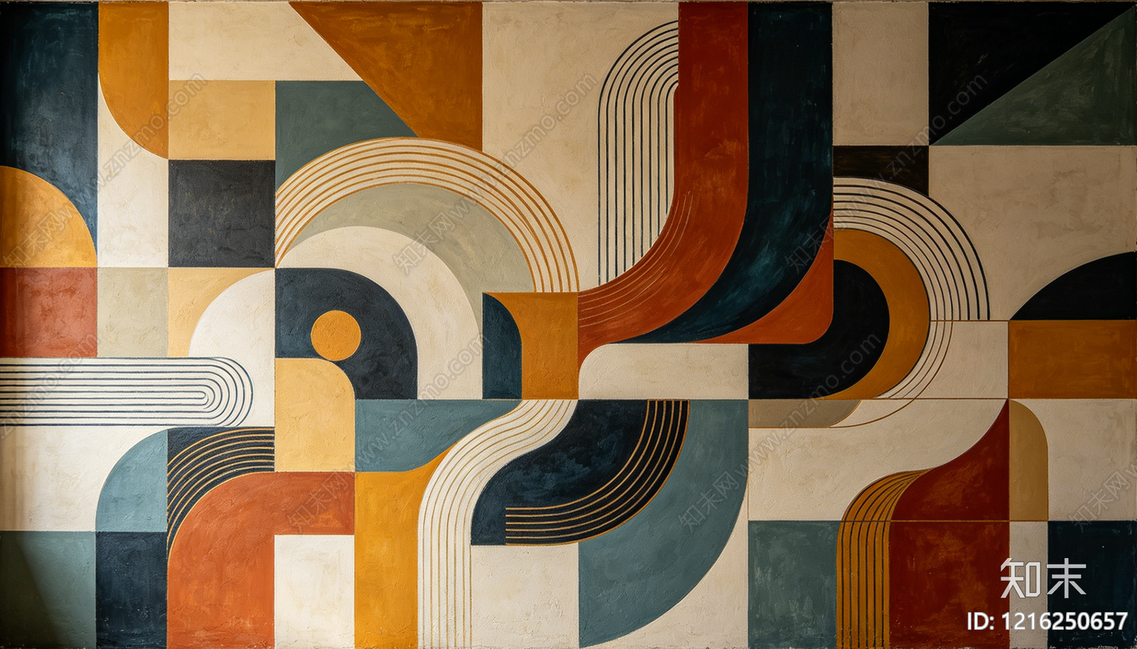 现代抽象画贴图下载【ID:1216250657】