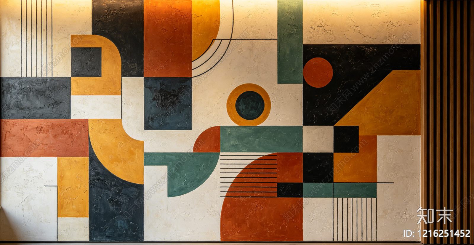 现代抽象画贴图下载【ID:1216251452】