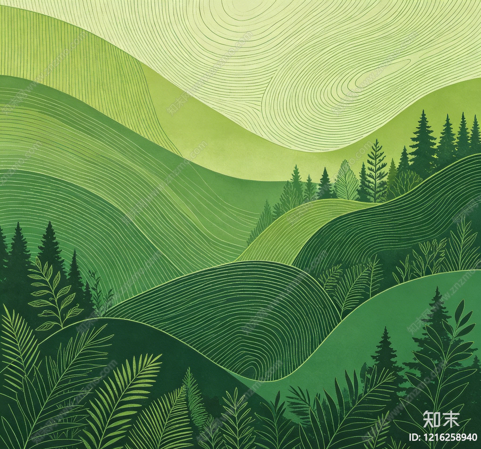 森林贴图下载【ID:1216258940】