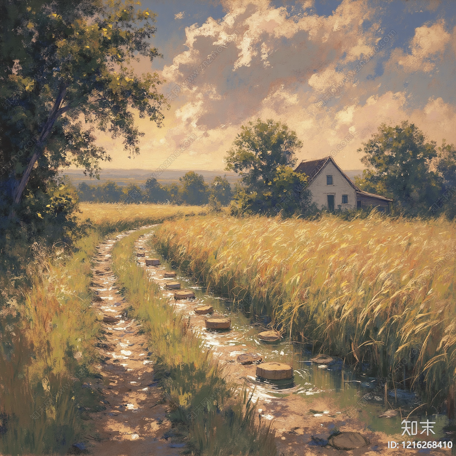 现代油画贴图下载【ID:1216268410】