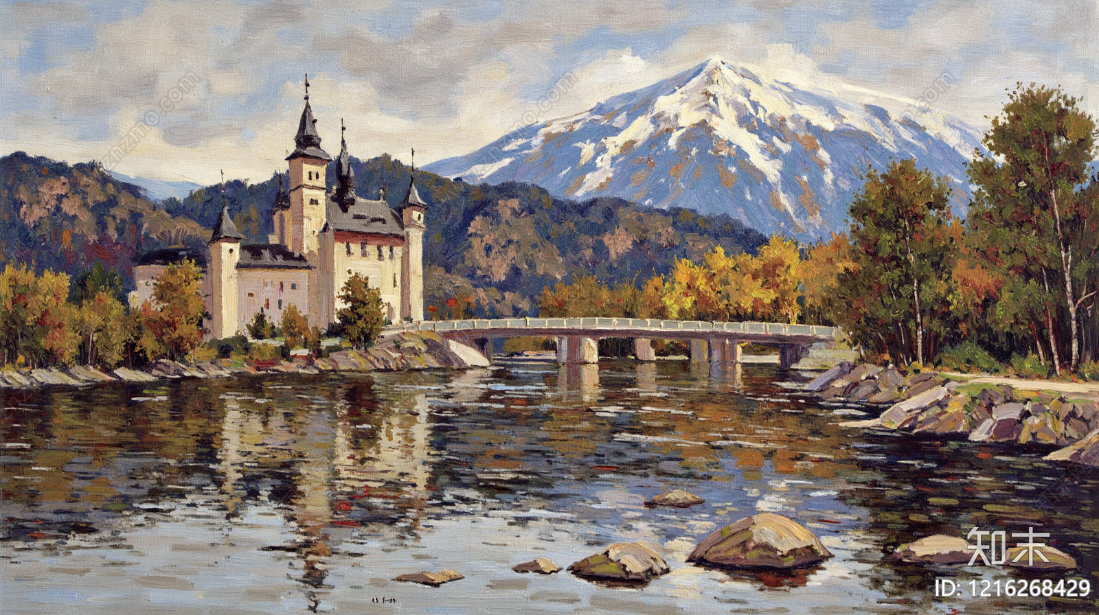 现代装饰画贴图下载【ID:1216268429】