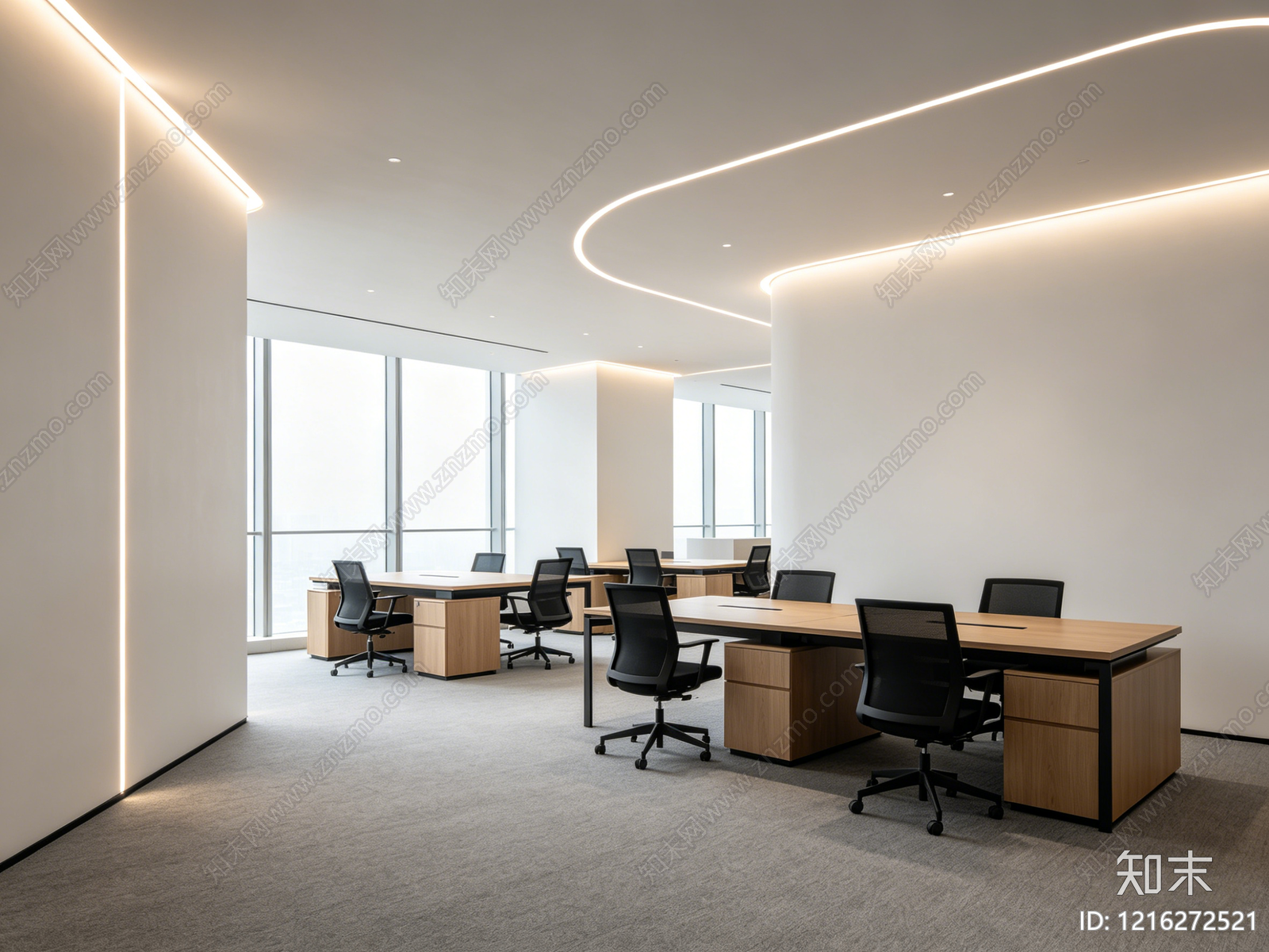 现代办公室贴图下载【ID:1216272521】