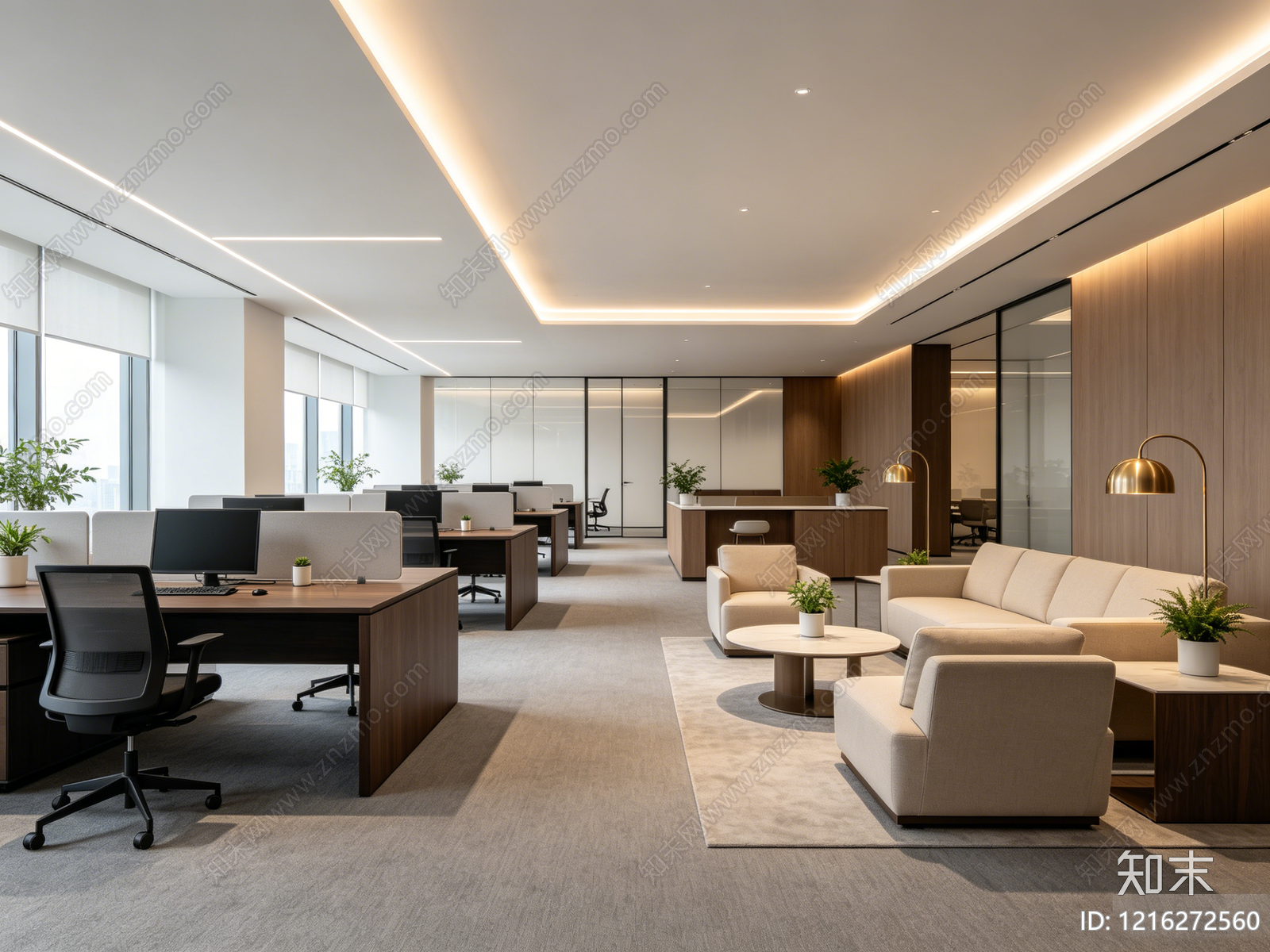 现代办公室贴图下载【ID:1216272560】