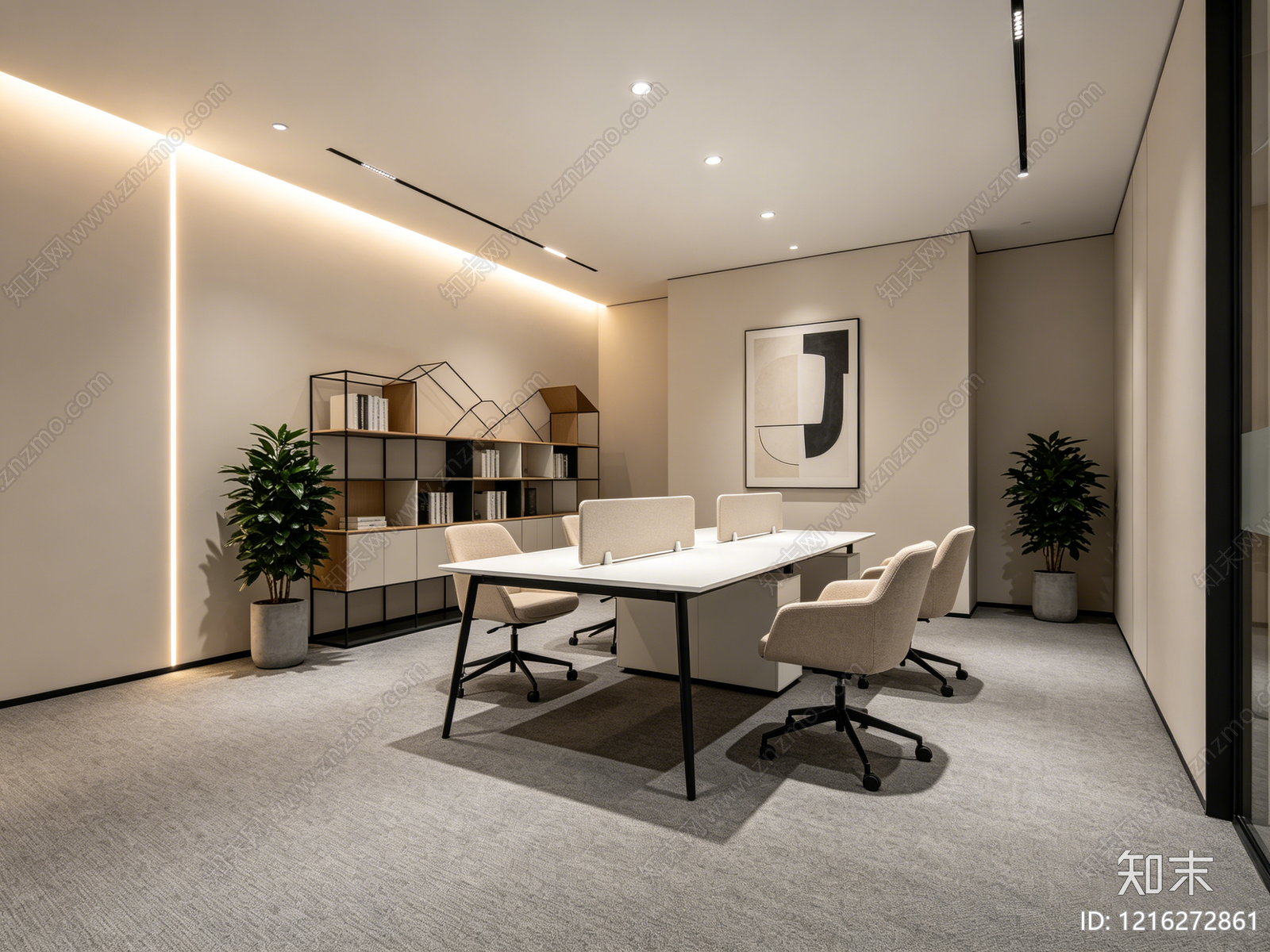 现代办公室贴图下载【ID:1216272861】