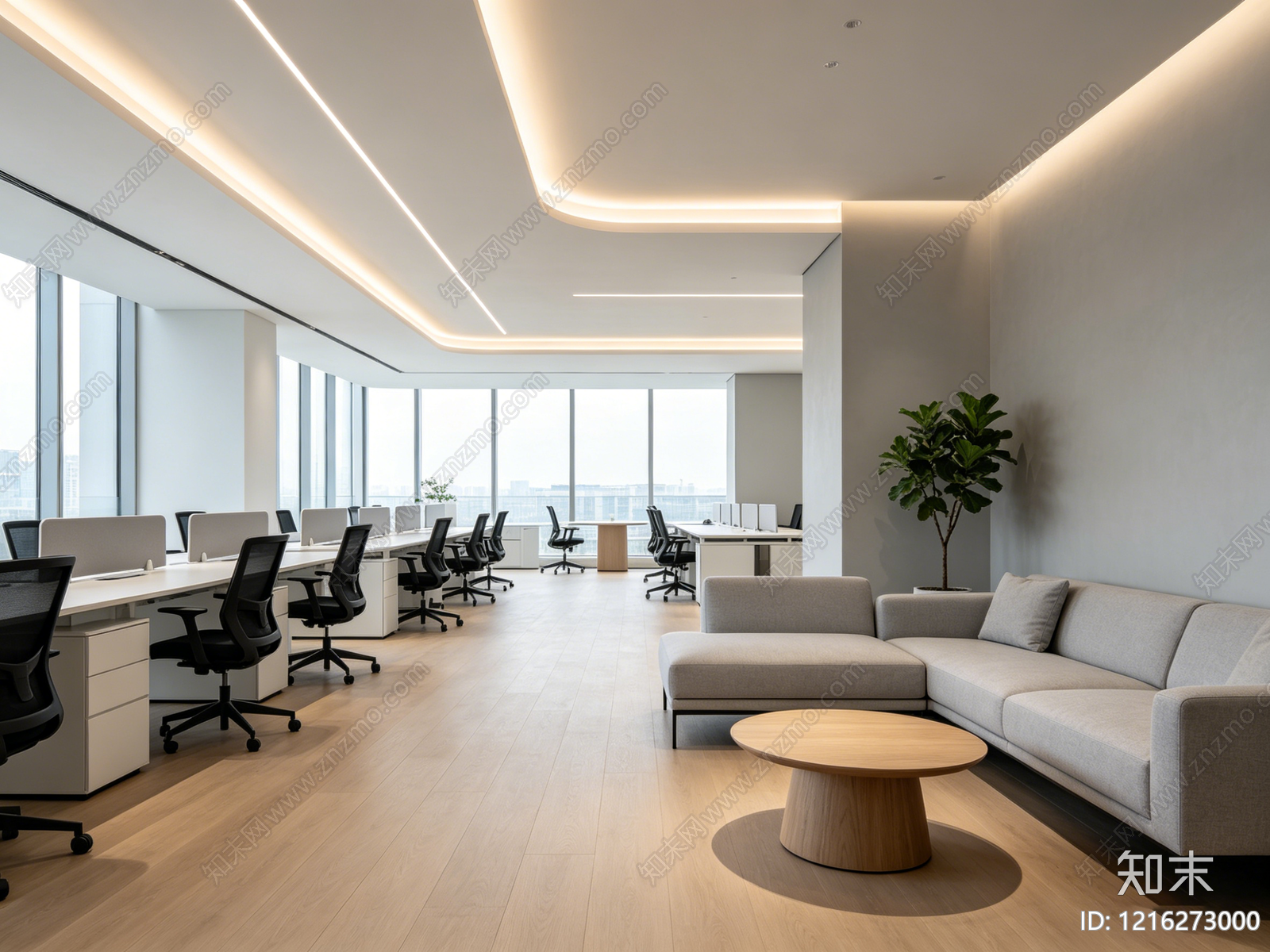 现代办公室贴图下载【ID:1216273000】