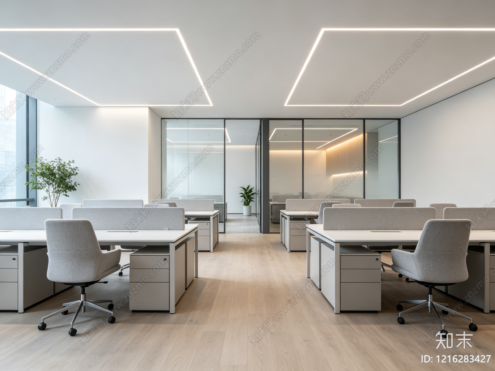 现代办公室贴图下载【ID:1216283427】