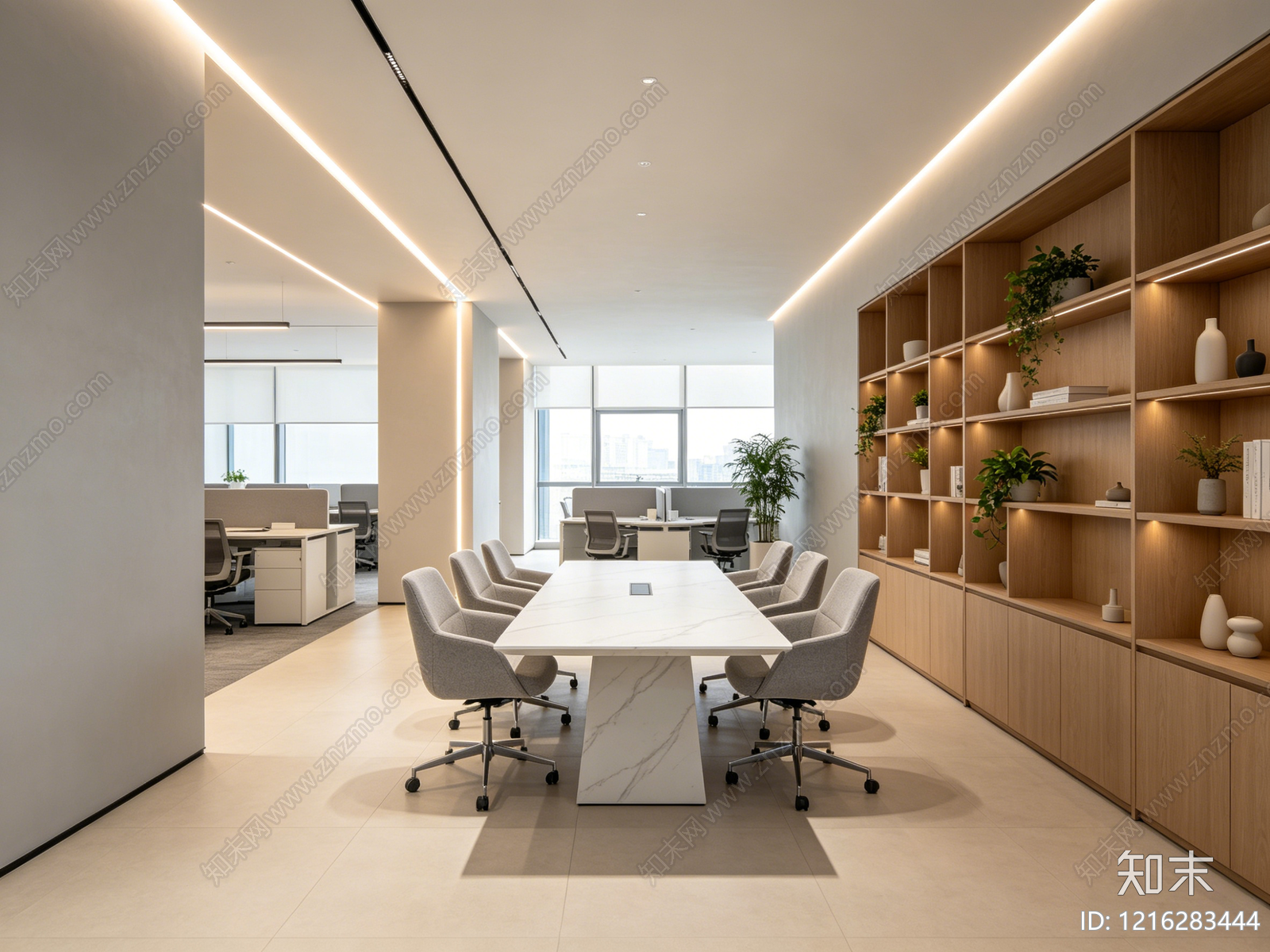 现代办公室贴图下载【ID:1216283444】