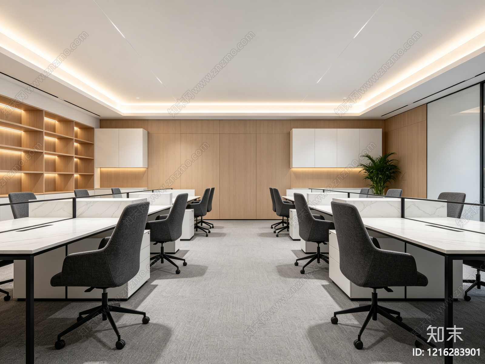 现代办公室贴图下载【ID:1216283901】
