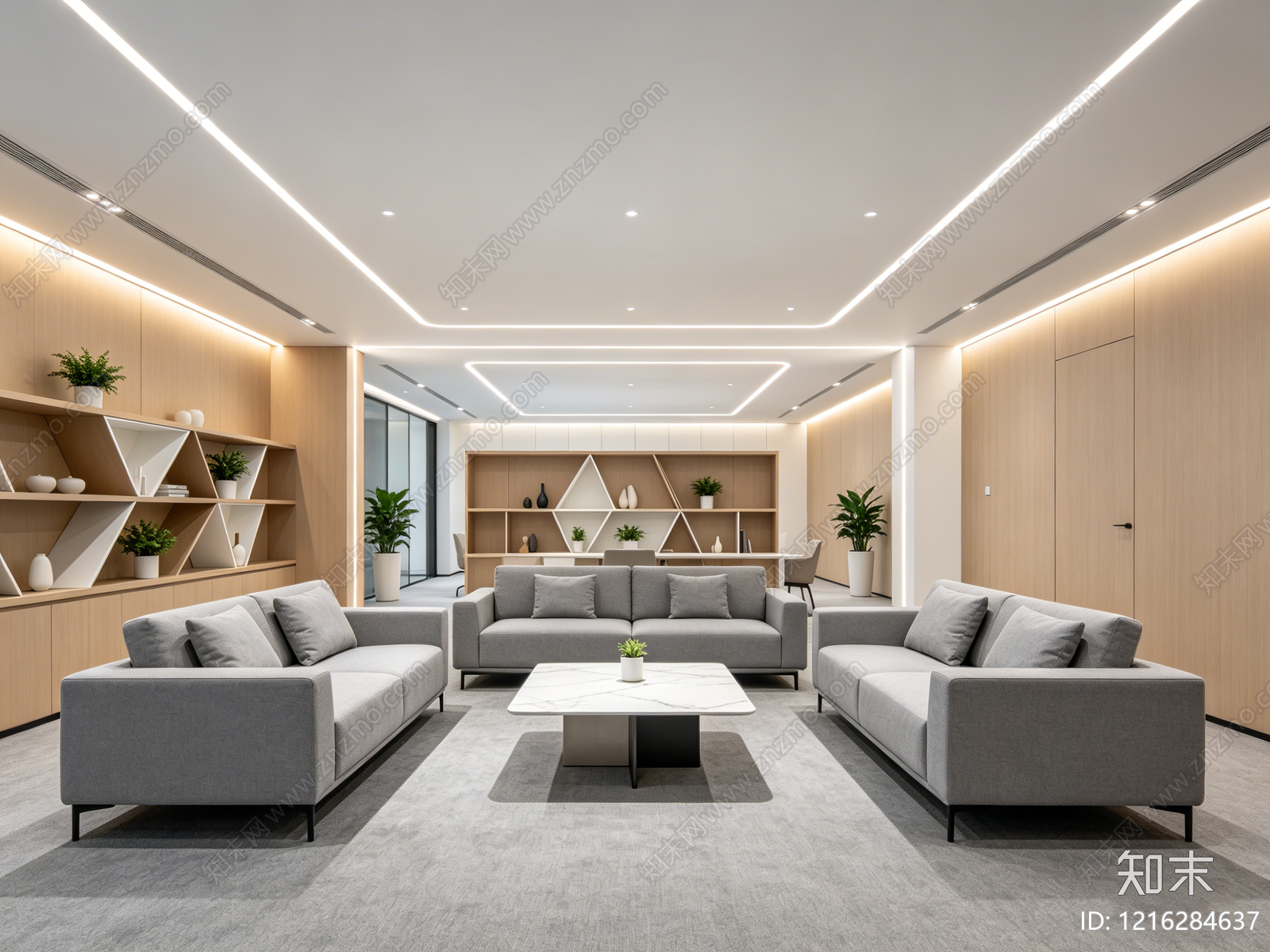 现代办公室贴图下载【ID:1216284637】