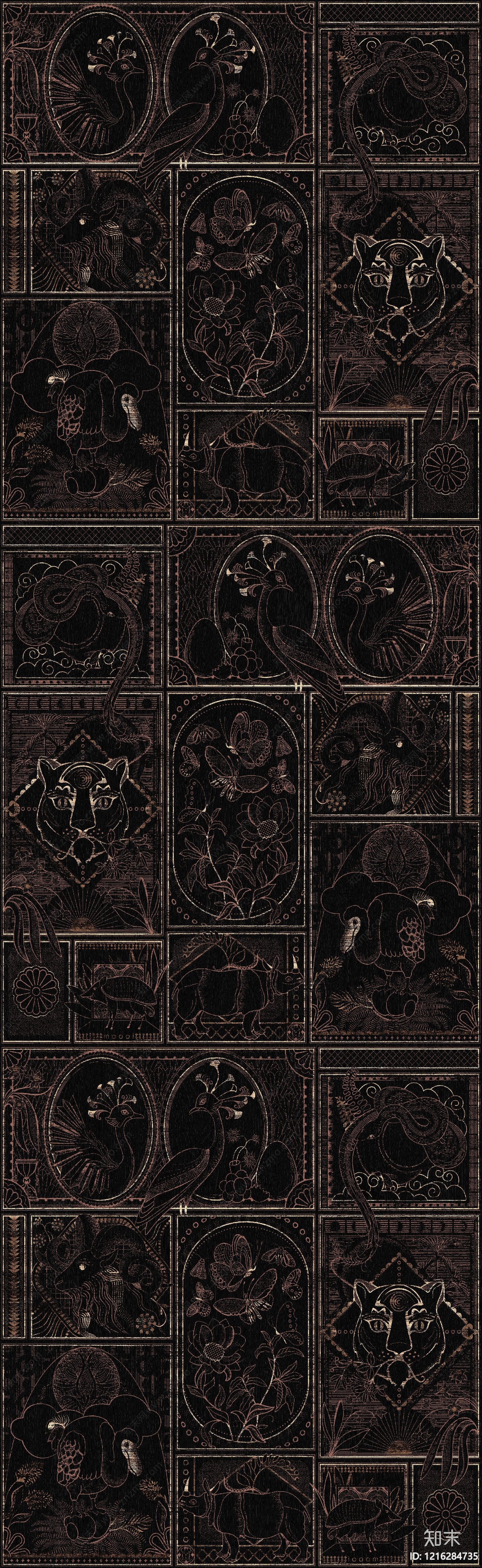 中式传统纹样贴图下载【ID:1216284735】